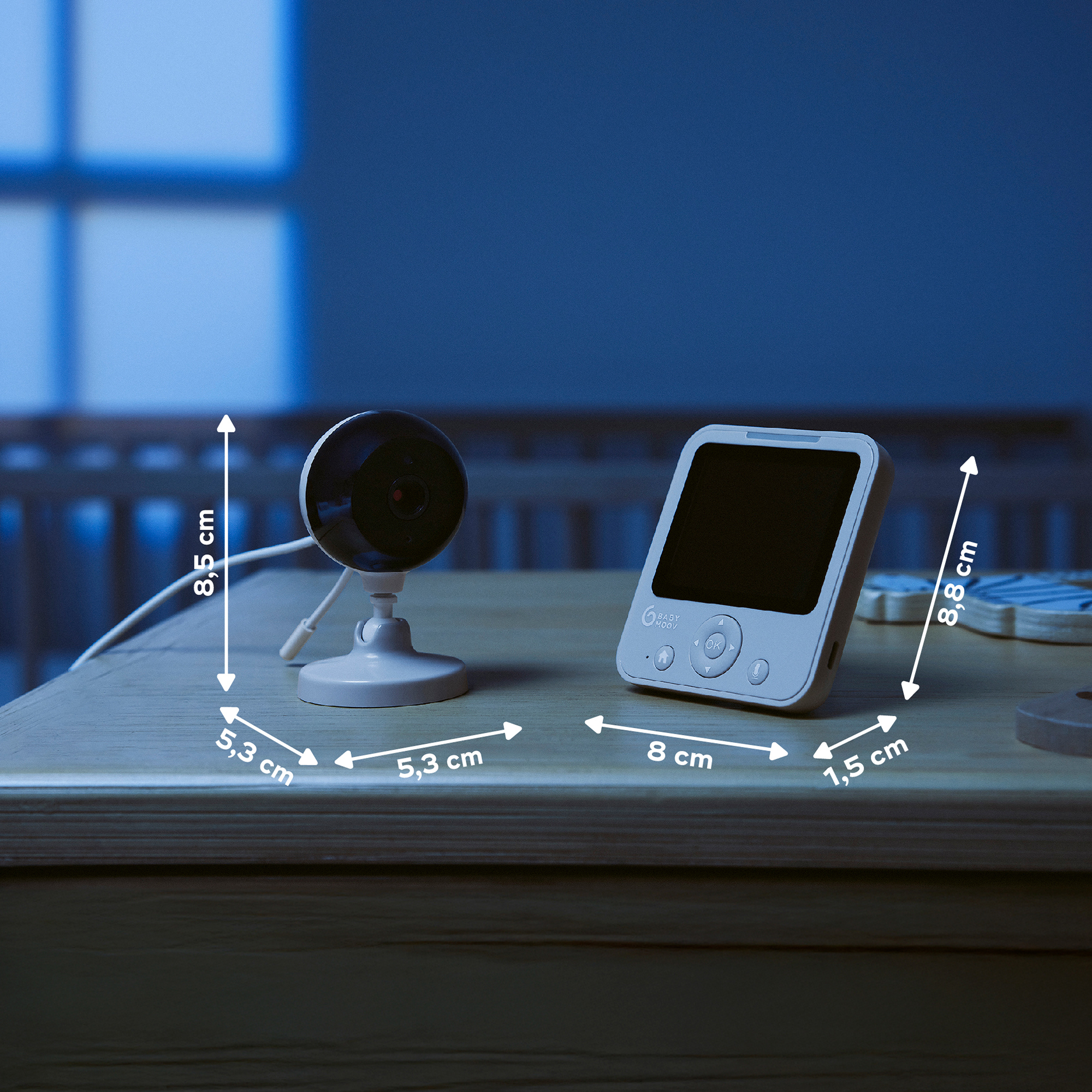 Video Babyphone, babymoov, Beige – Produktansicht