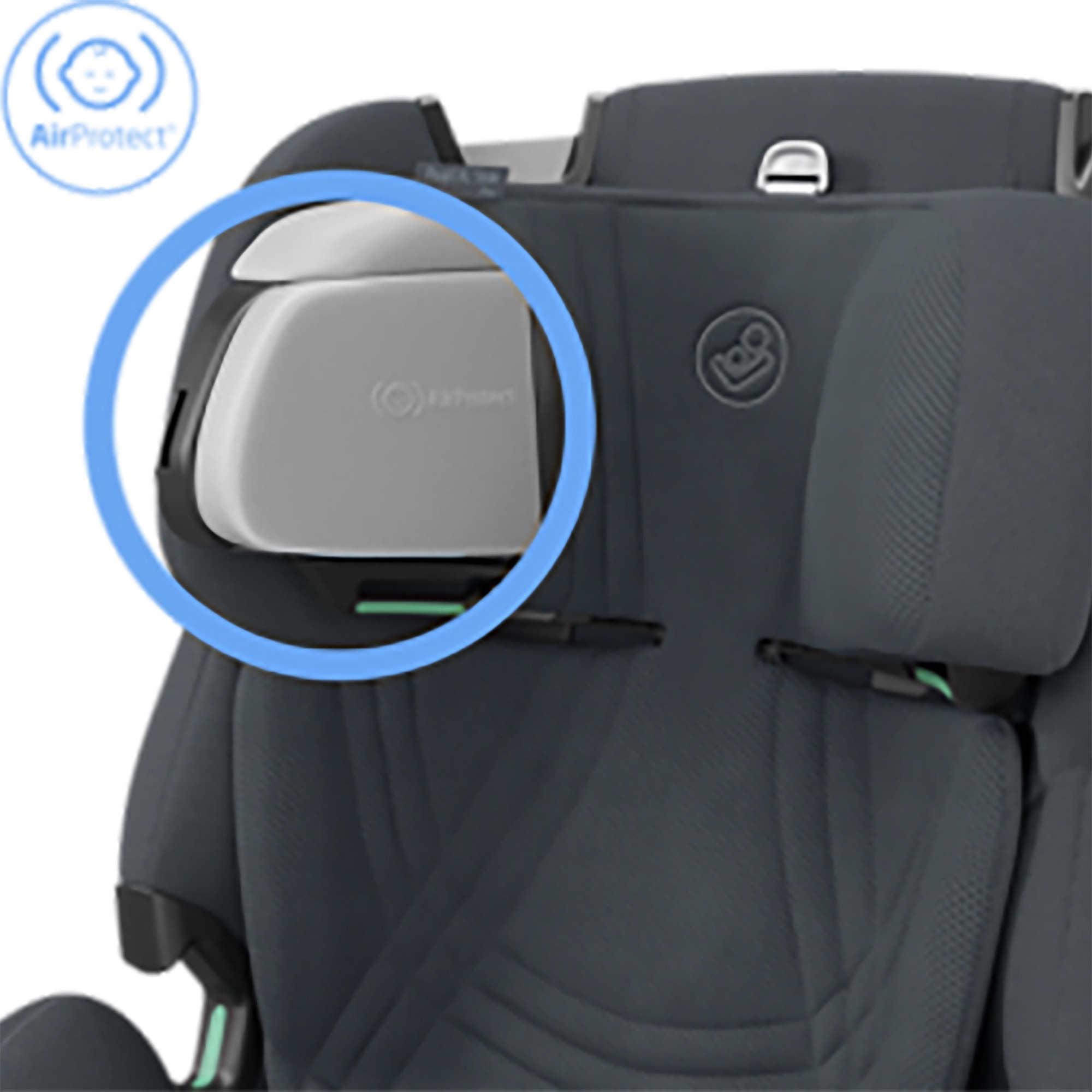 Kindersitze 9-36 kg, Gruppe 1/2/3, MAXI-COSI Premium, Grau – Produktansicht