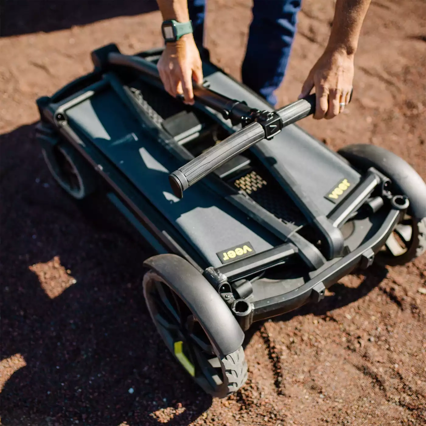 Bollerwagen, VEER, Grau – Produktansicht