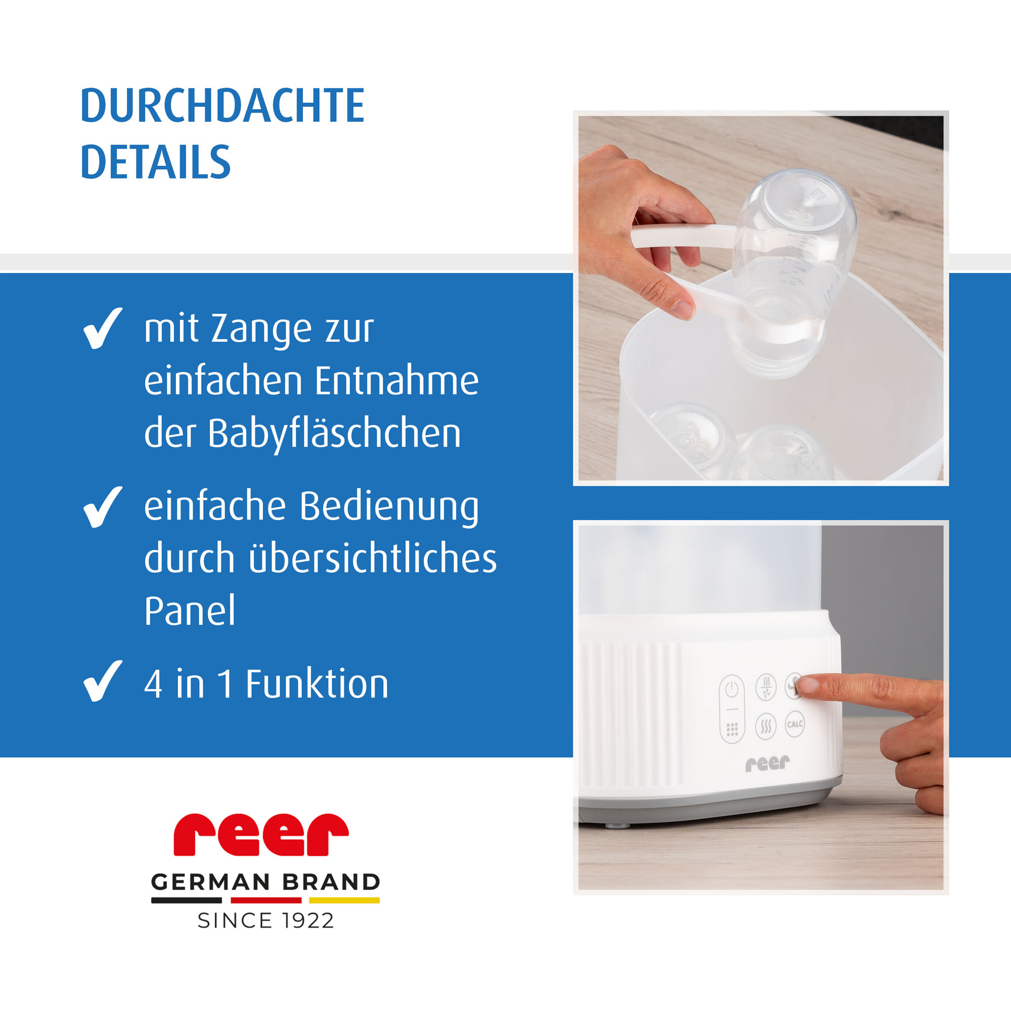 Vaporisatoren, reer, Weiß – Produktansicht