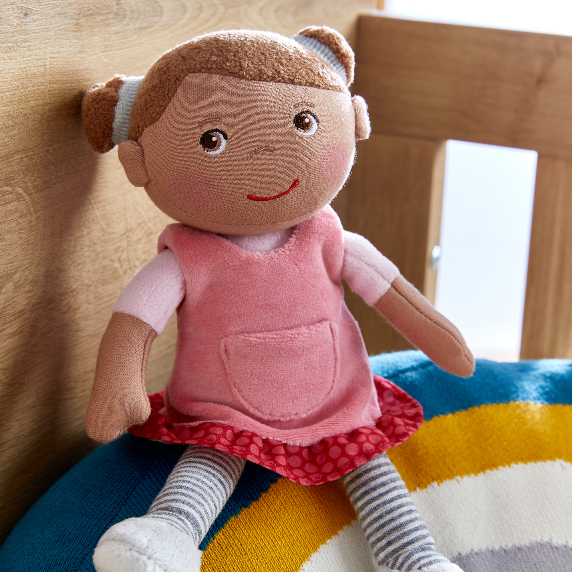 Puppen & Puppenwagen, HABA, Pink – Produktansicht
