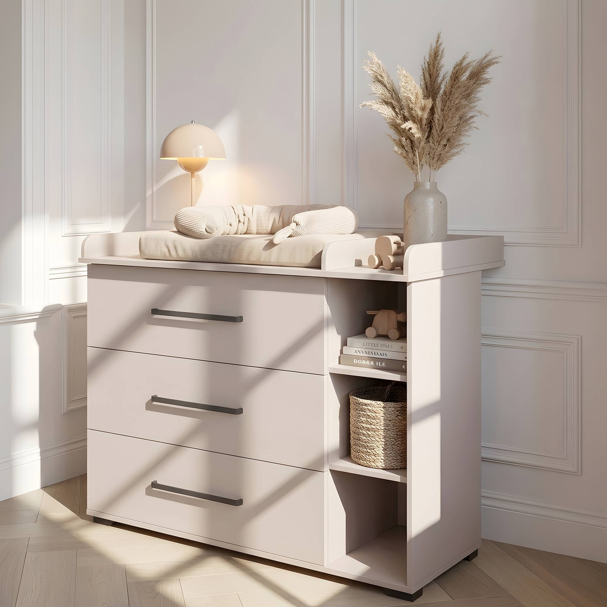 Wickelkommoden, Arthur Berndt, Beige – Produktansicht