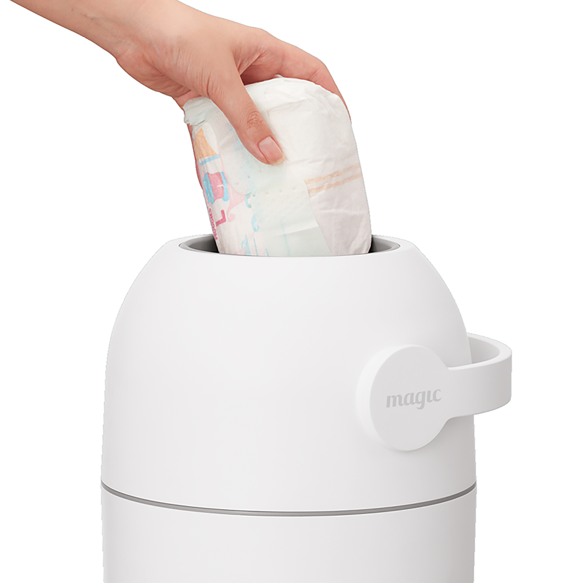 Windeleimer, tradewell, Weiß – Produktansicht