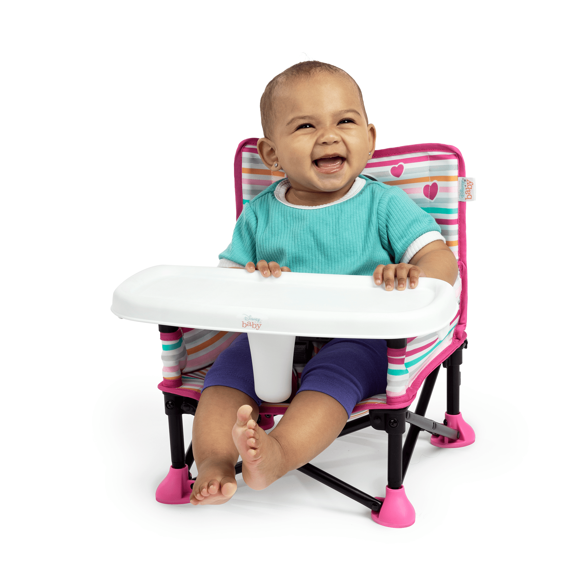 Reisehochstühle, BrightStarts, Pink – Produktansicht