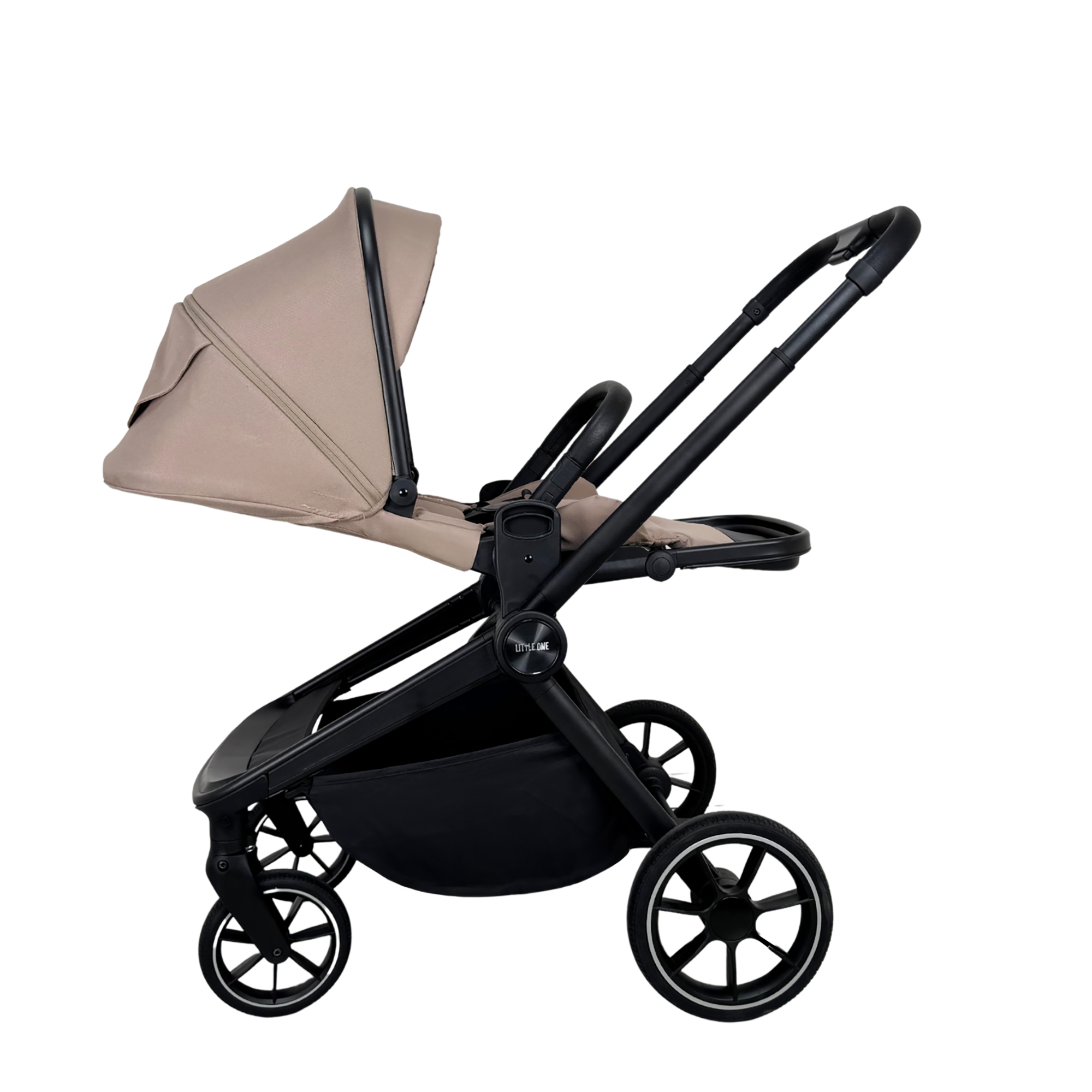 Kombi-Kinderwagen, LITTLE ONE, Schwarz – Produktansicht