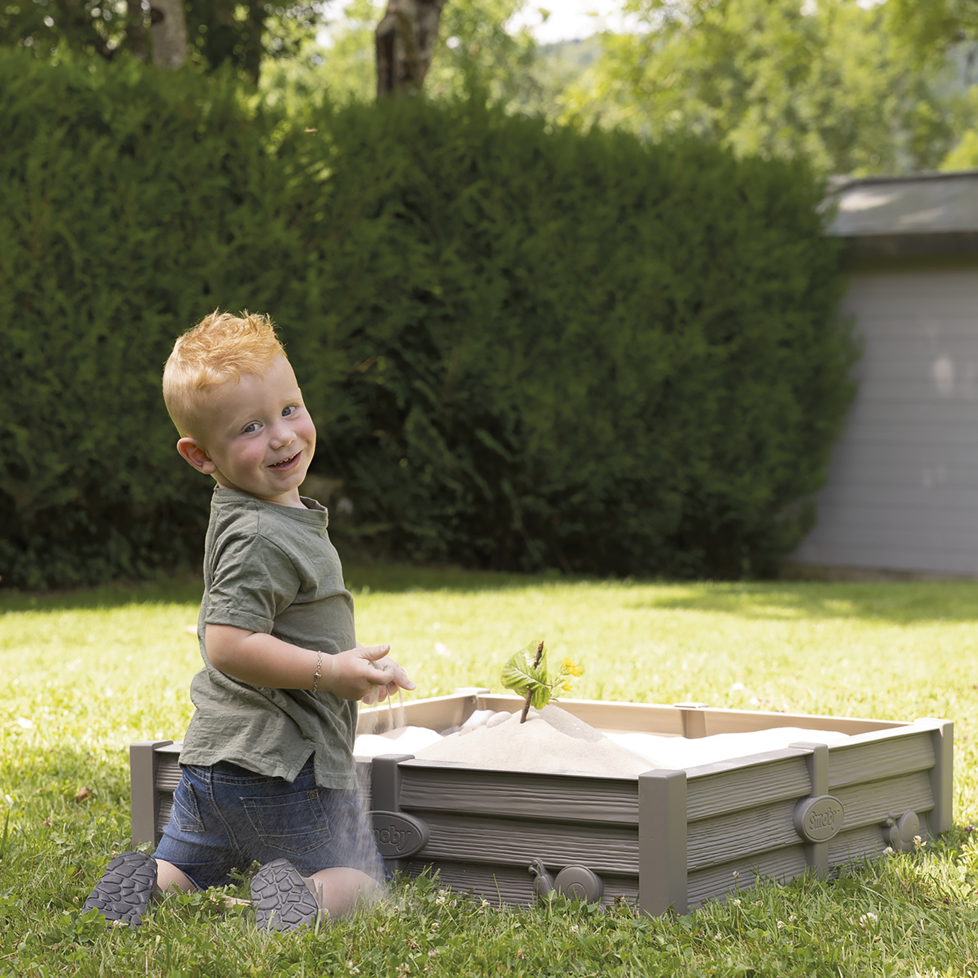 Sandkasten, Smoby, Grau – Produktansicht
