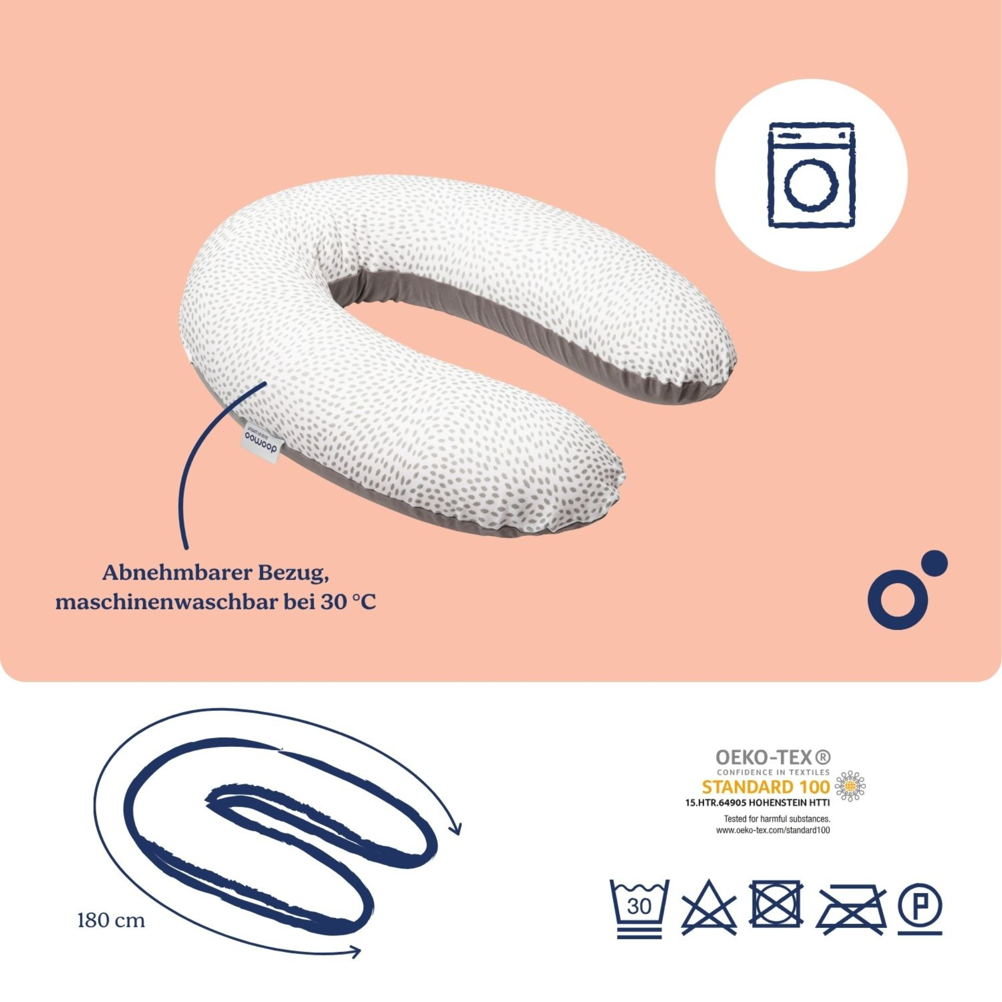 Stillkissen, doomoo, Beige – Produktansicht