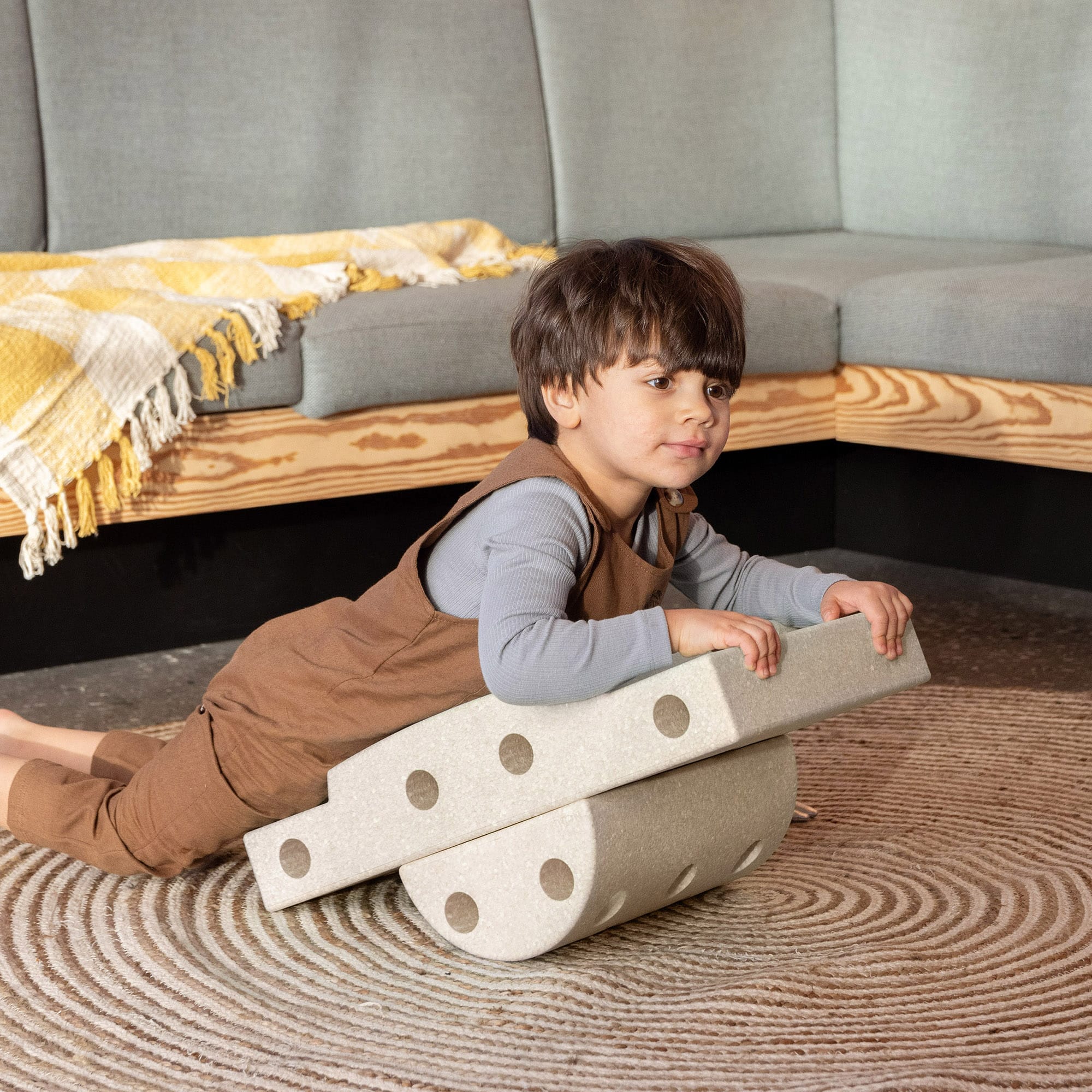 Schaumstoff Bausteine, MODU, Beige – Produktansicht