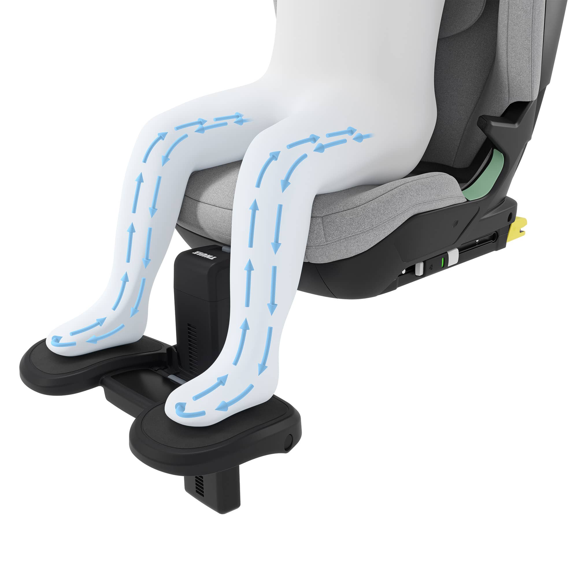 Kindersitze 15-36 kg, Gruppe 2/3, THULE, Beige – Produktansicht