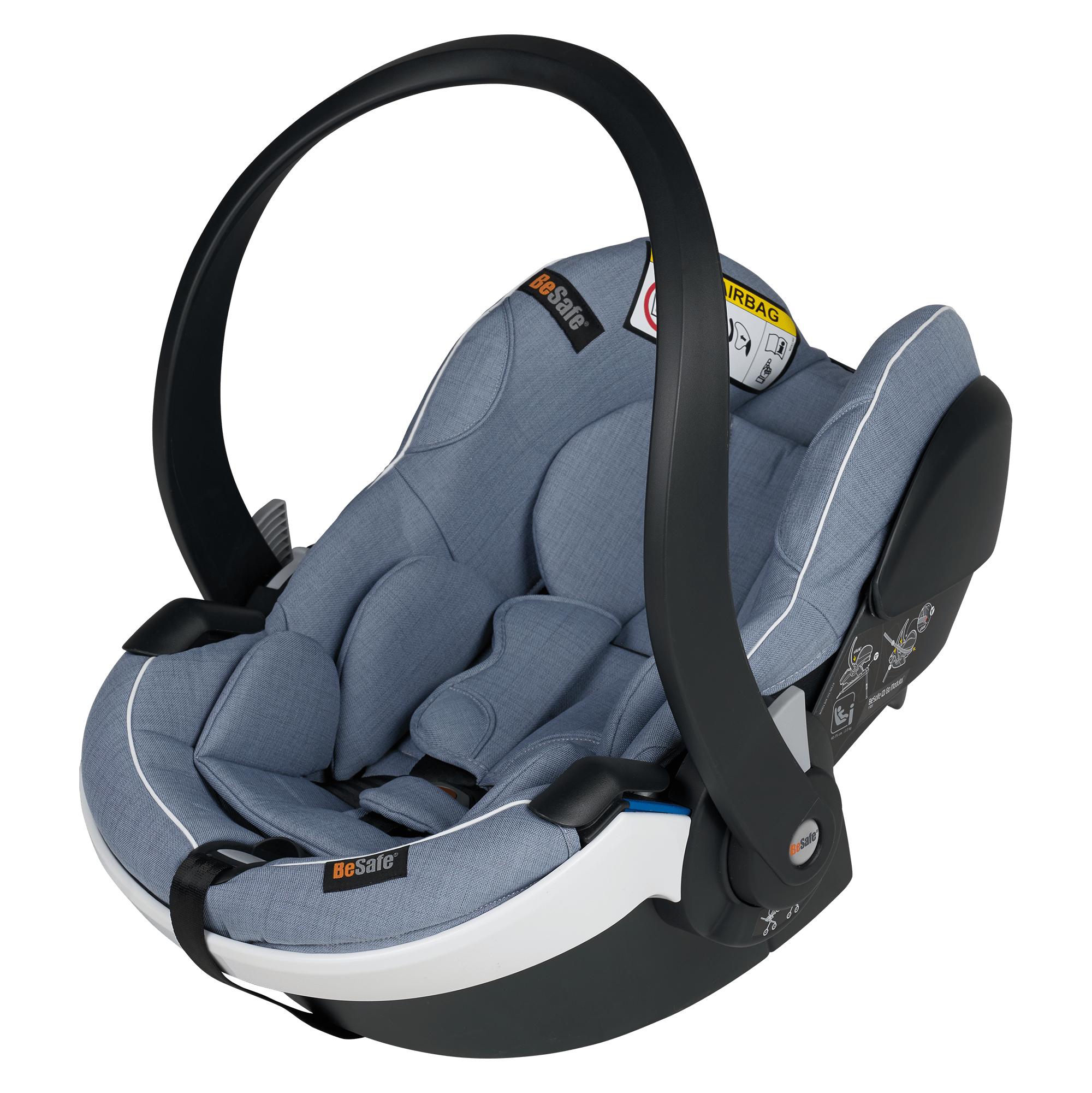 Babyschalen 0-13 kg, Gruppe 0+, BeSafe, Blau – Produktansicht