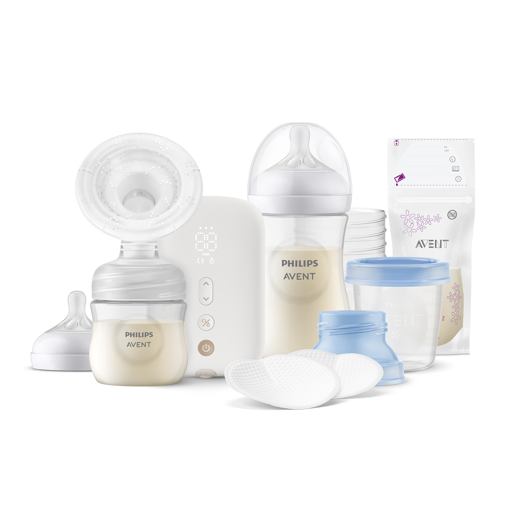 Stillset mit elektrischer Pumpe Natural Motion SCD330/31 PHILIPS AVENT Blau 2000584556304 1