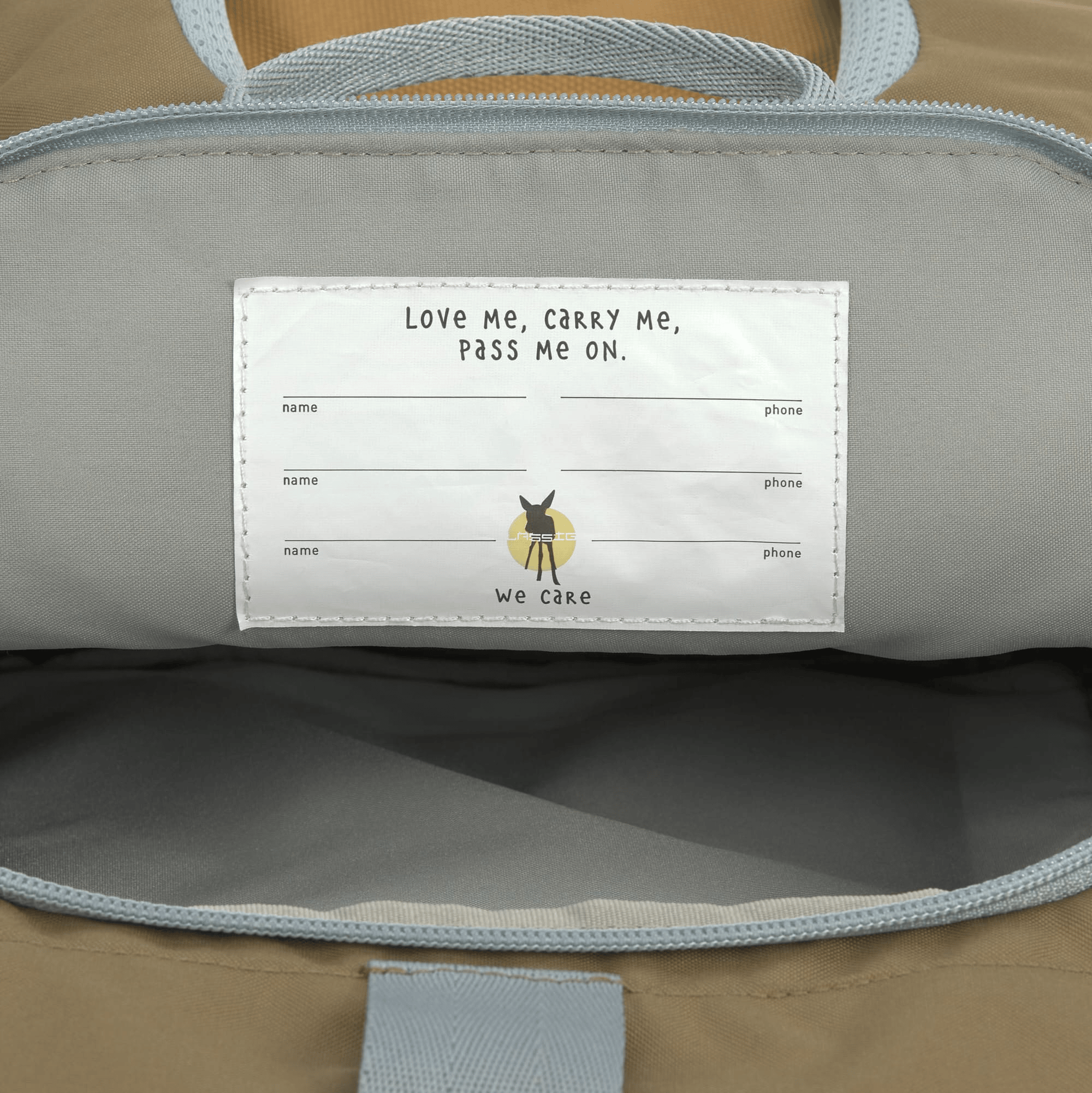 Kinderrucksäcke, LÄSSIG, Blau – Produktansicht