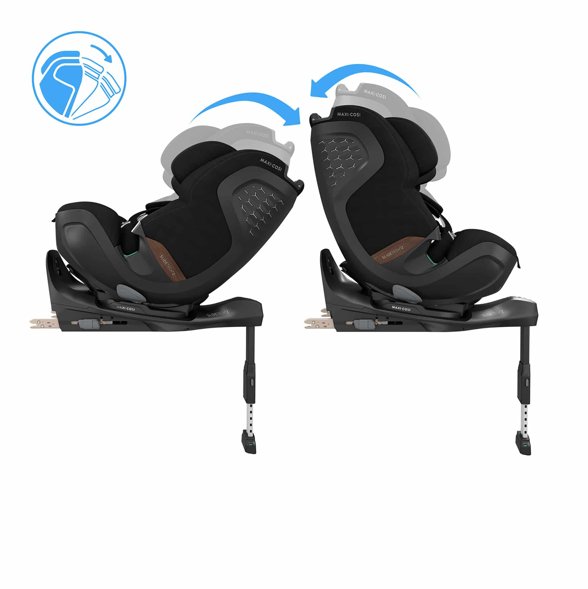 Kindersitze 9-36 kg, Gruppe 1/2/3, MAXI-COSI Premium, Schwarz – Produktansicht