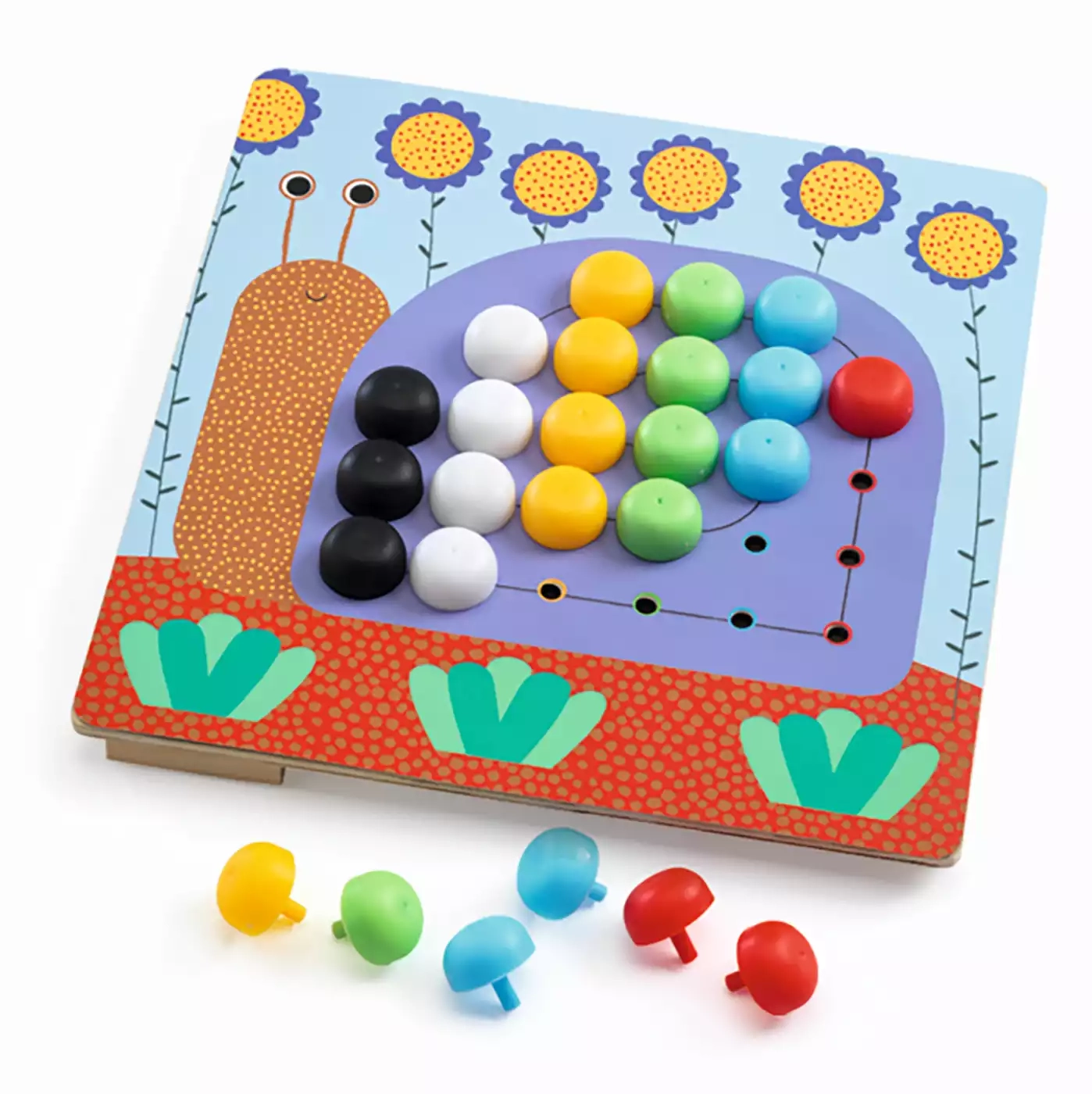 Holzspielzeug, DJECO, Mehrfarbig – Produktansicht