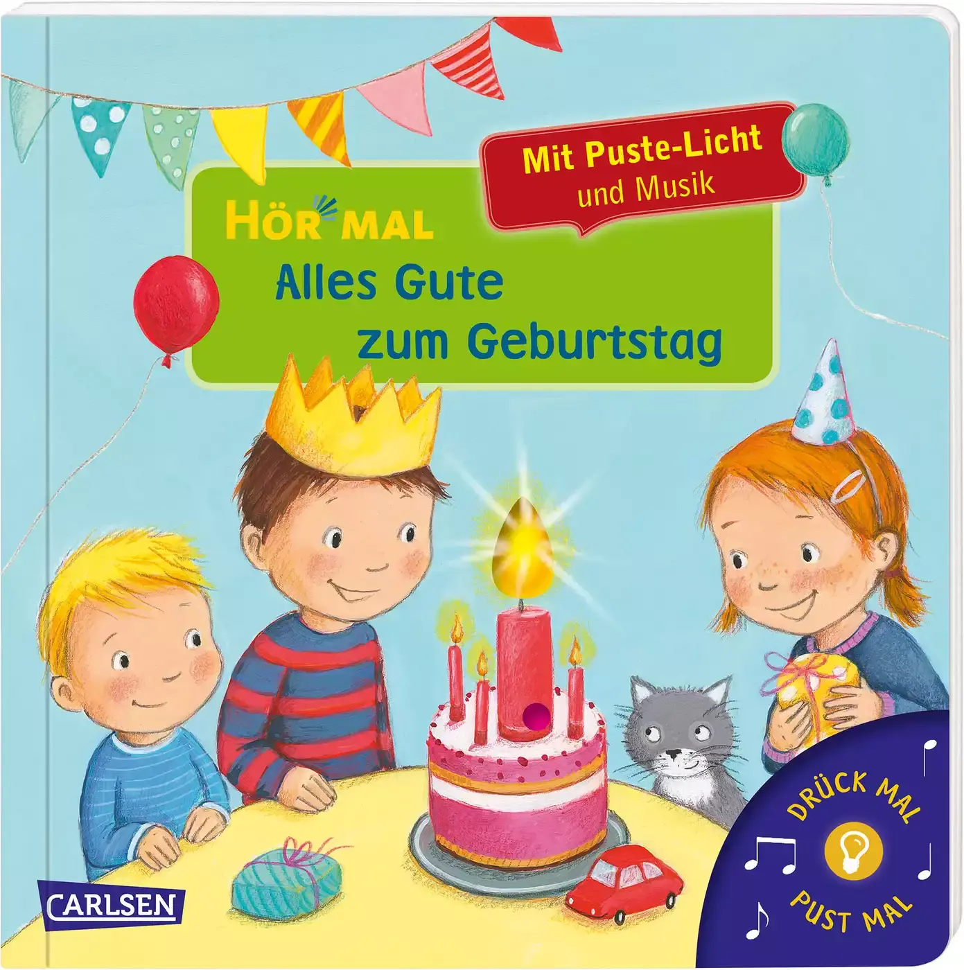 Hör mal: Mach mit - Pust aus: Alles Gute zum Geburtstag CARLSEN Mehrfarbig 2000579058714 1