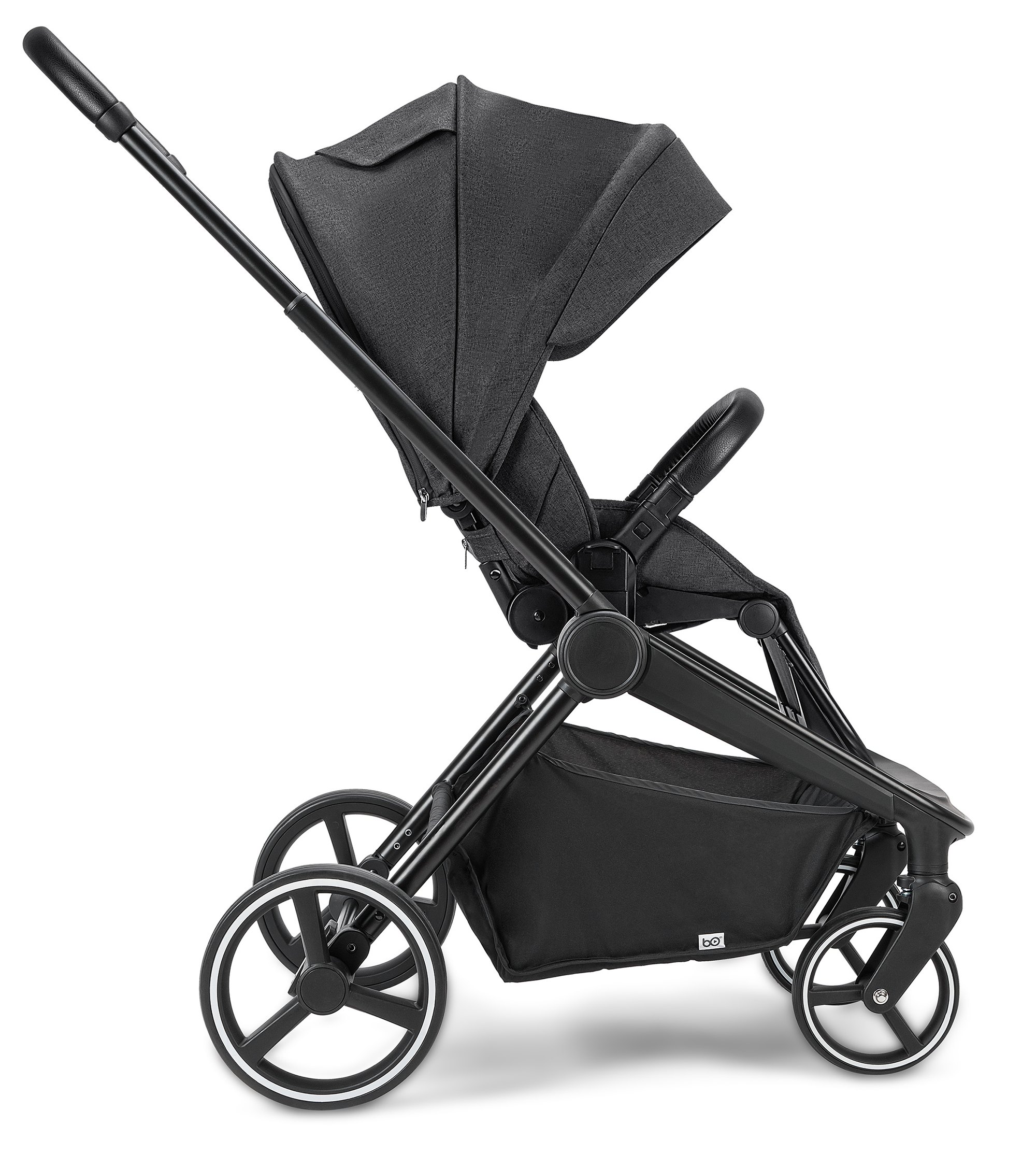 Kombi-Kinderwagen, B.O. StartKlar, Schwarz – Produktansicht