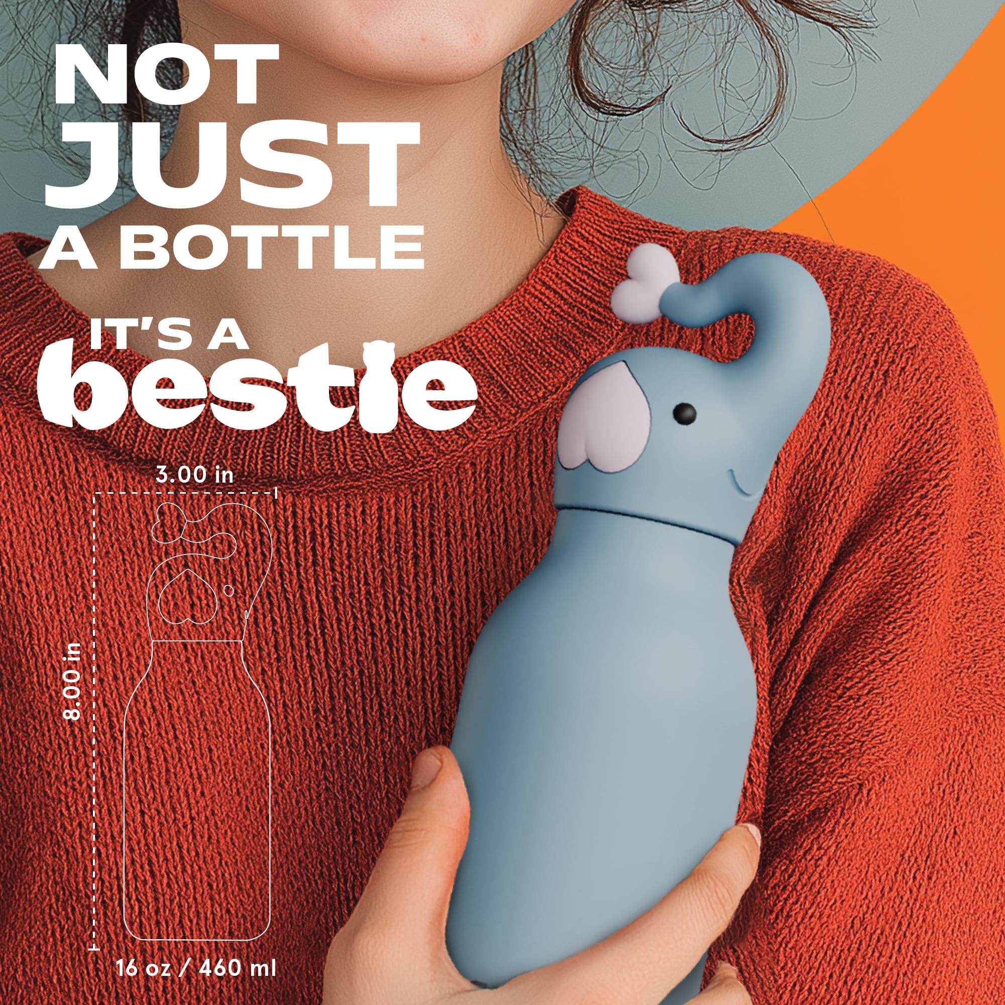 Thermoflaschen, ASOBU, Grau – Besonderheit: BPA-frei, auslaufsicher & kinderleicht zu bedienen
