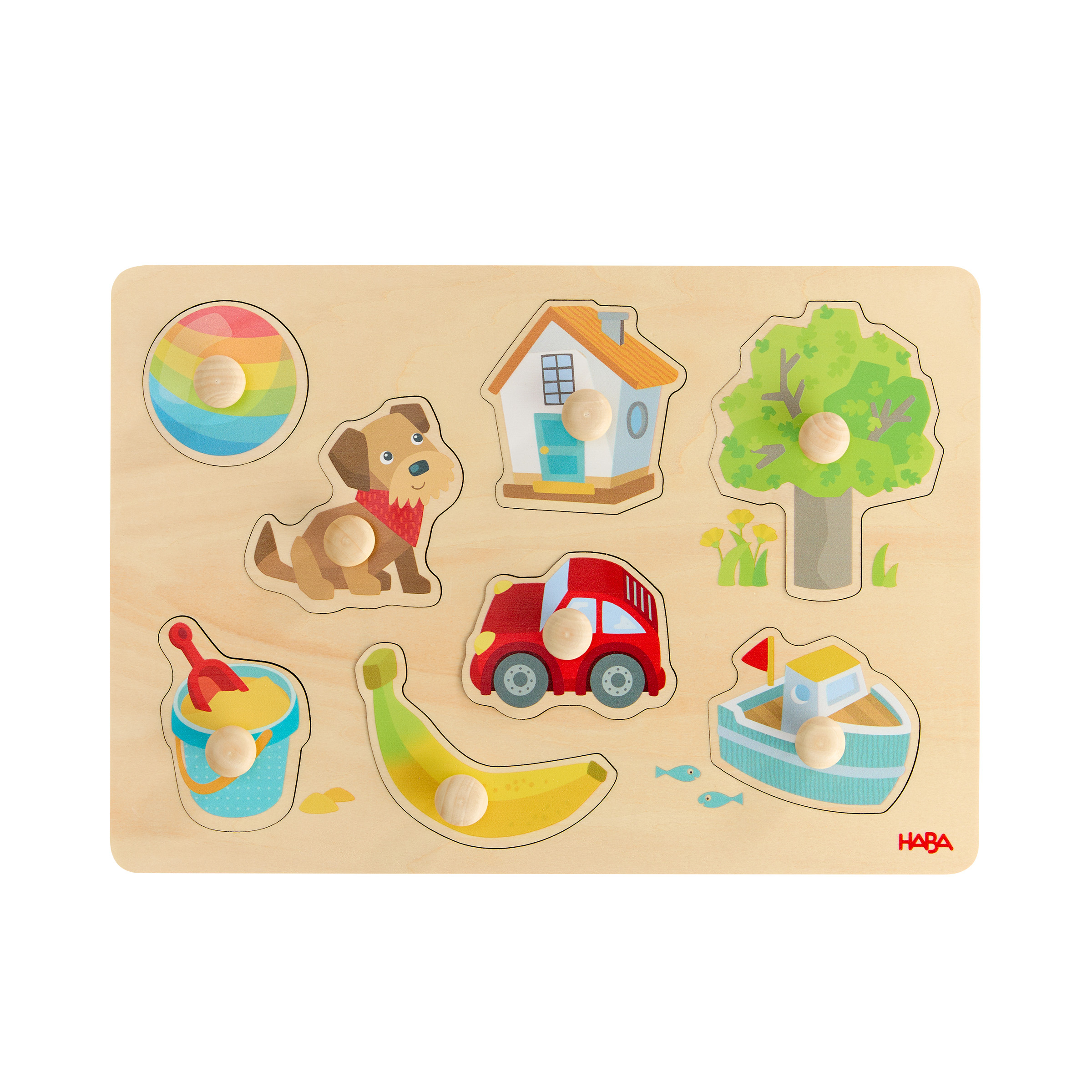 Holzpuzzle, HABA, Beige – Produktansicht