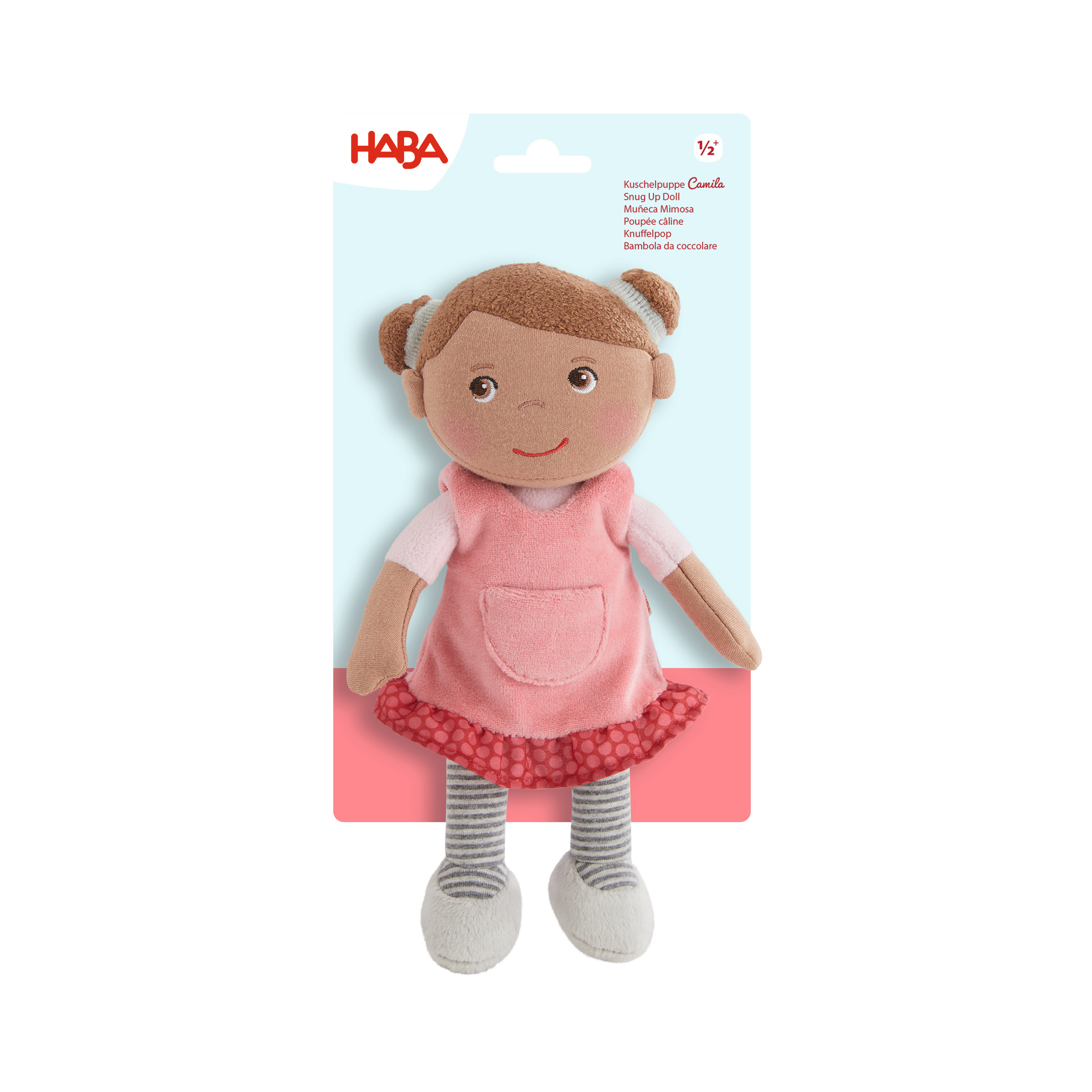Puppen & Puppenwagen, HABA, Pink – Produktansicht
