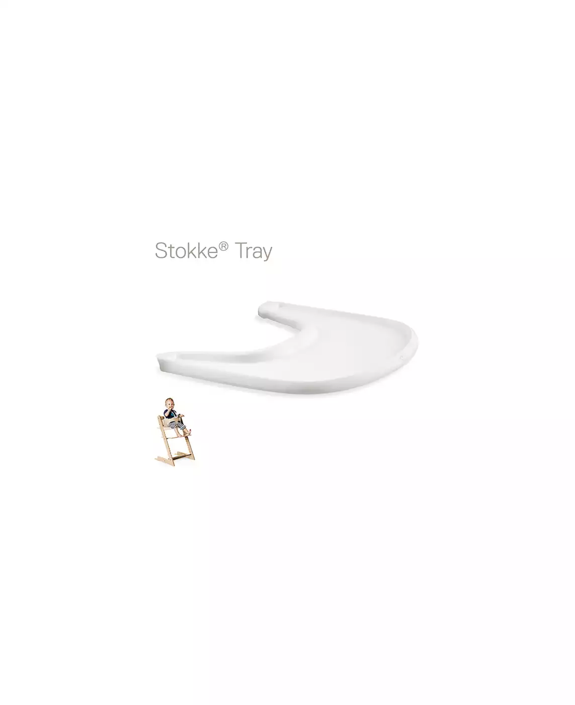 Stokke® Tray weiß STOKKE Weiß 2000565601504 2