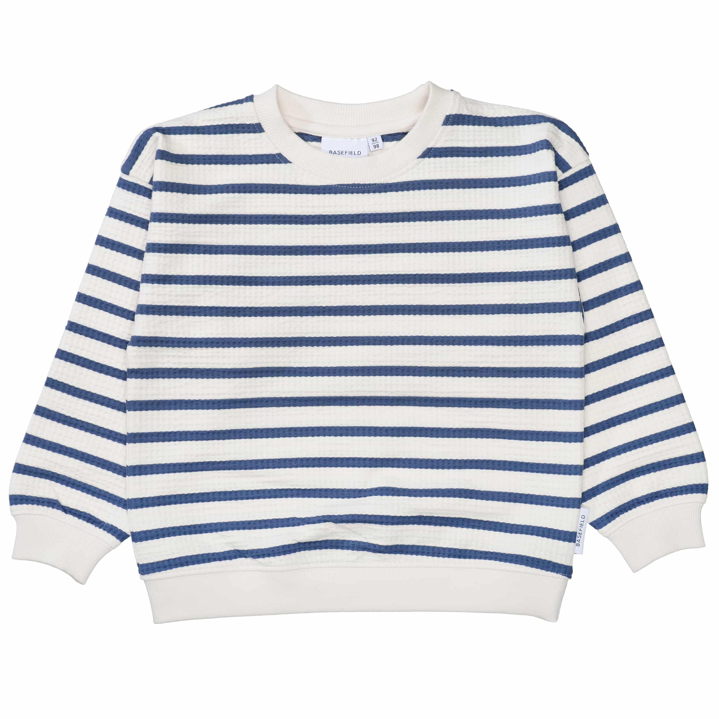 Pullover & Sweatshirts, BASEFIELD, Weiß – Besonderheit: aus 96% Baumwolle