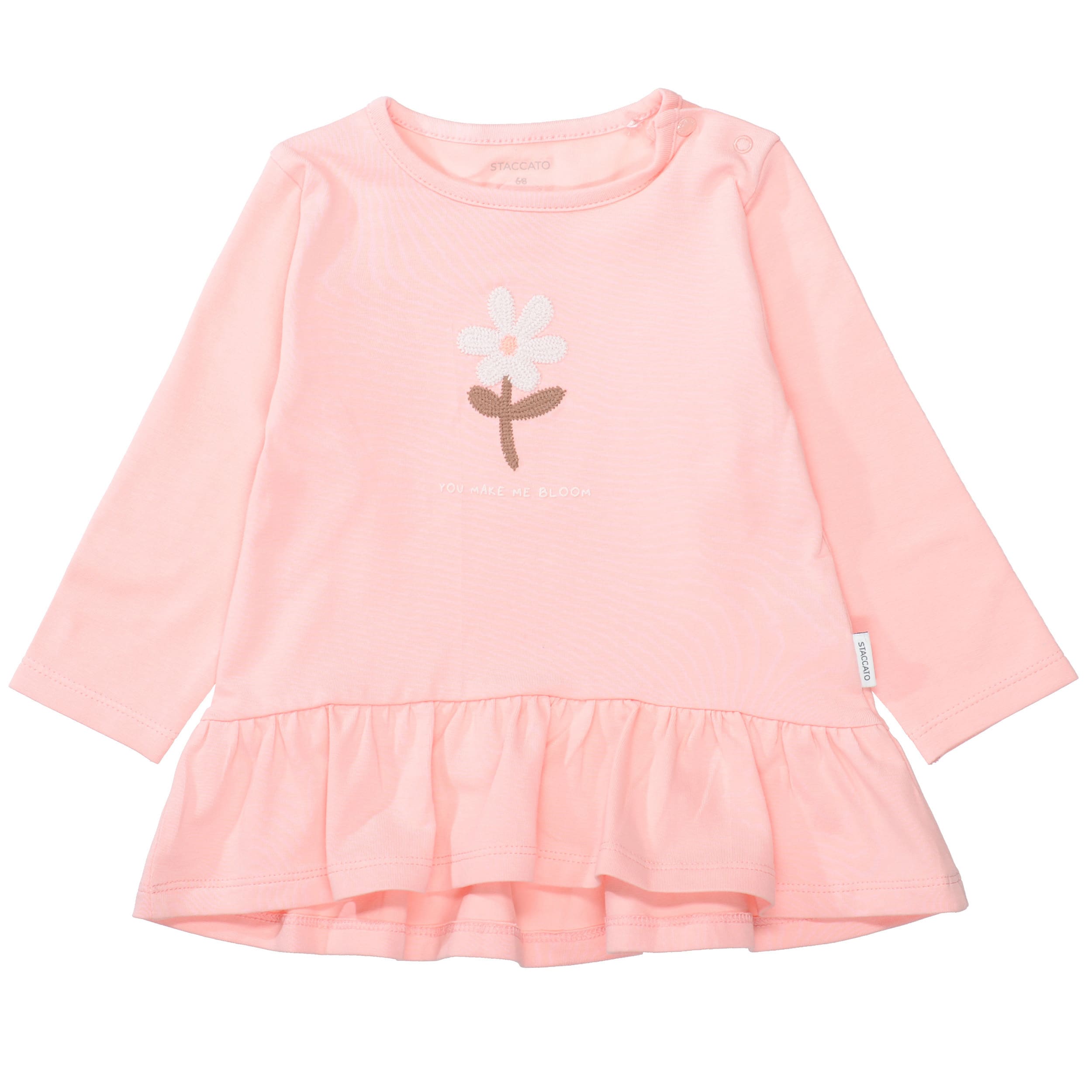 Langarmshirts, STACCATO, Pink – Besonderheit: aus 95% Baumwolle