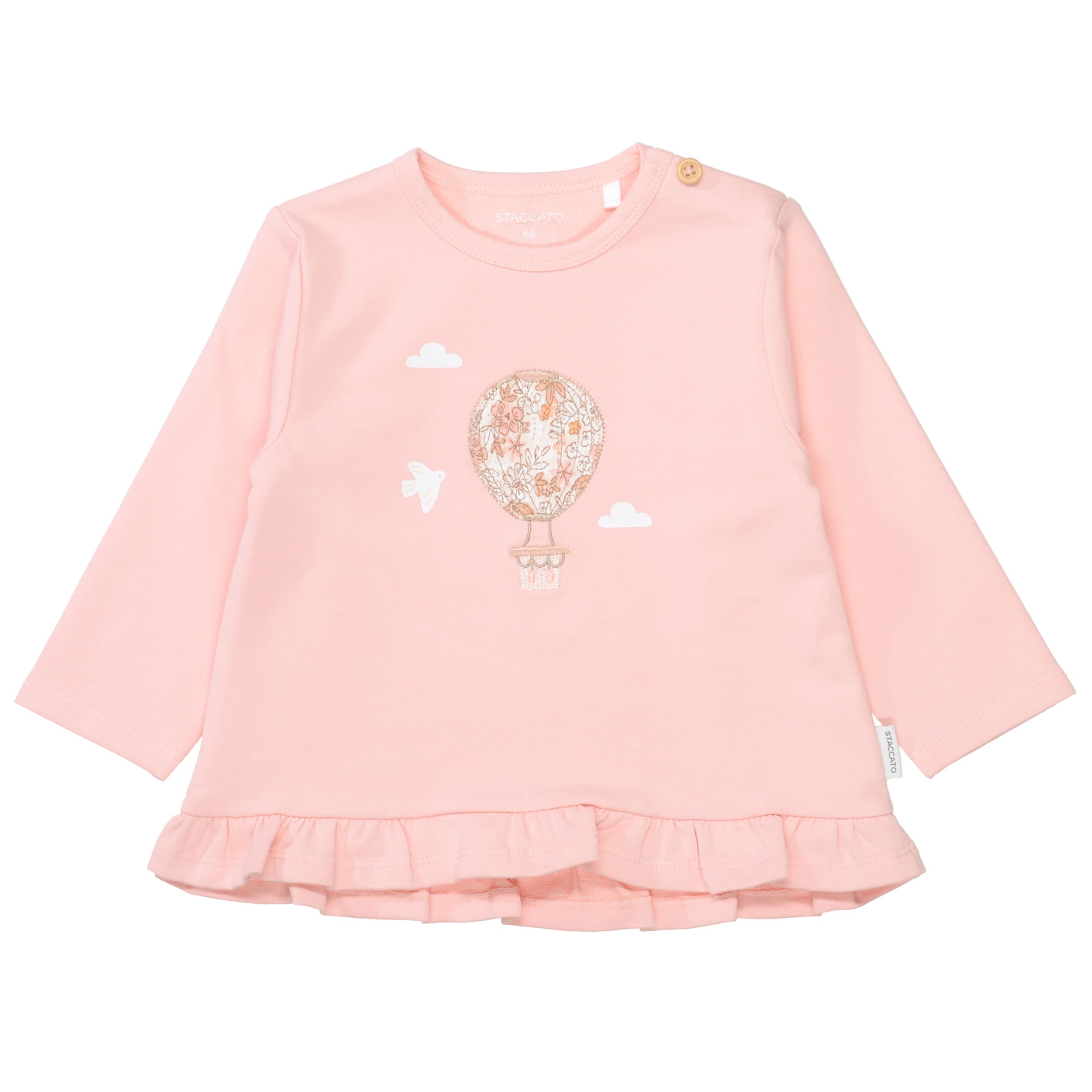 Pullover & Sweatshirts, STACCATO, Pink – Besonderheit: aus 95% Baumwolle