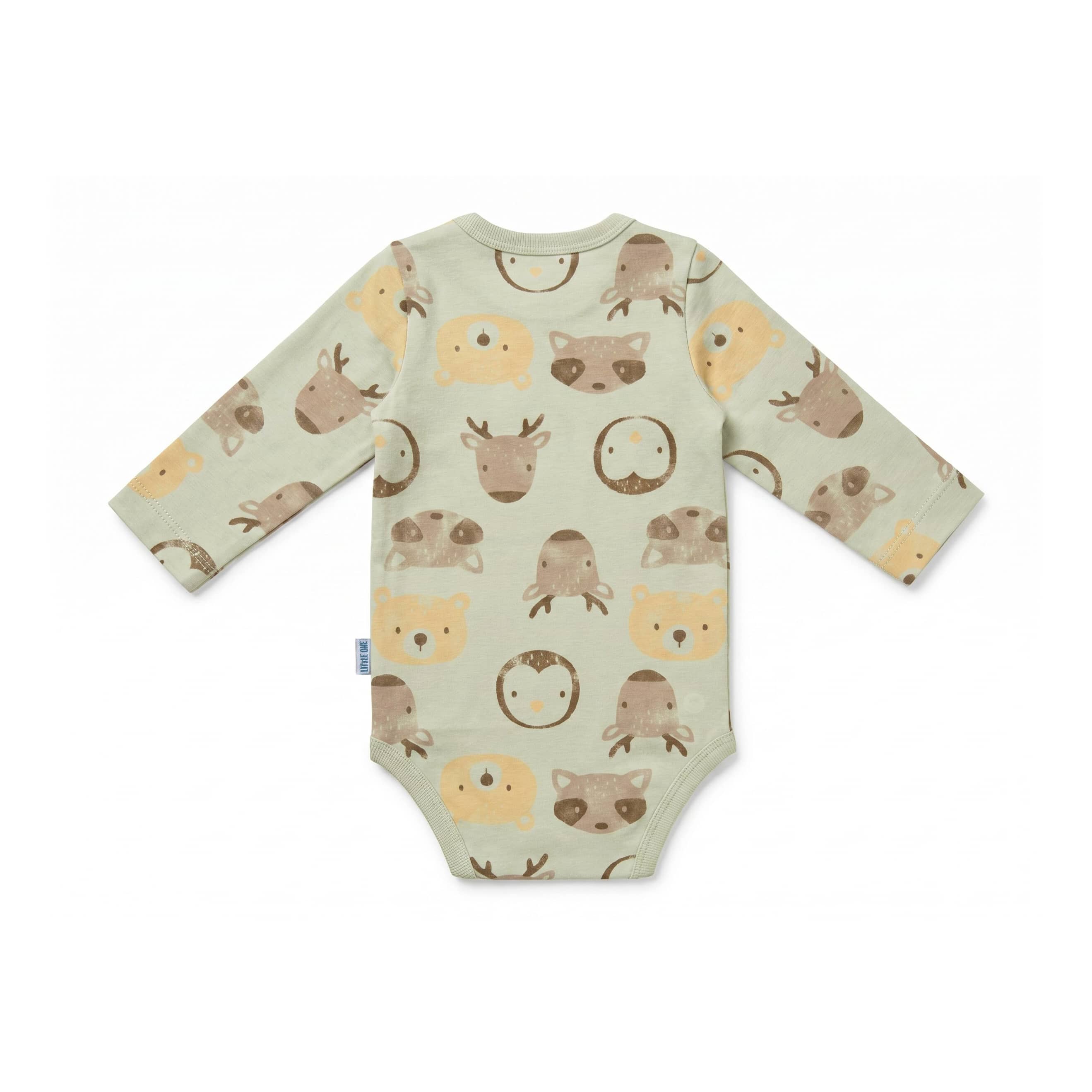 Langarmbodys, LITTLE ONE, Grün – Produktansicht
