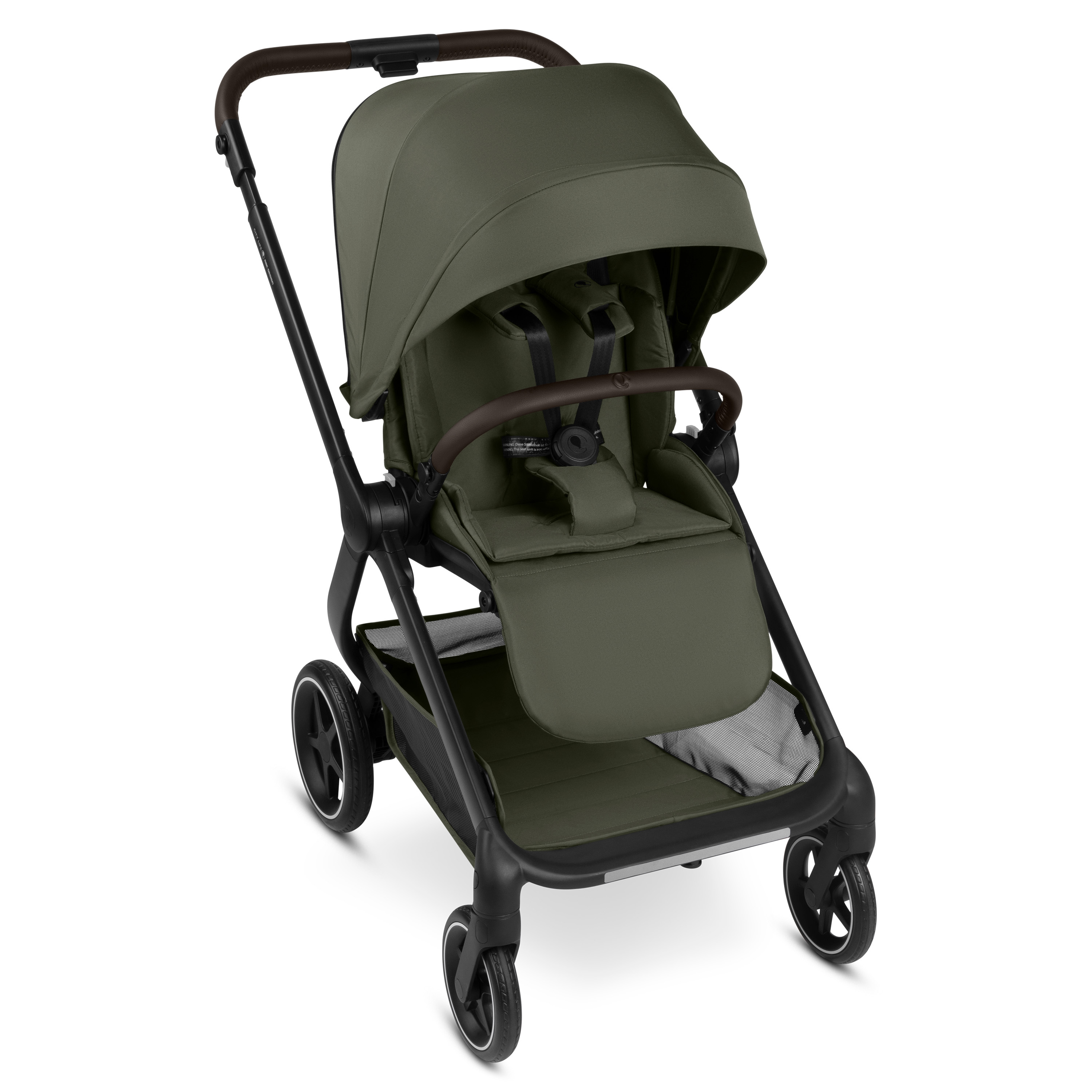 Kombi-Kinderwagen, ABC DESIGN, Grün – Besonderheit: Set bestehend aus Rahmen, Babywanne und Sportsitz sowie Adaptern für den (separat erhältlichen) Maxi-Cosi Tulip Autositz
