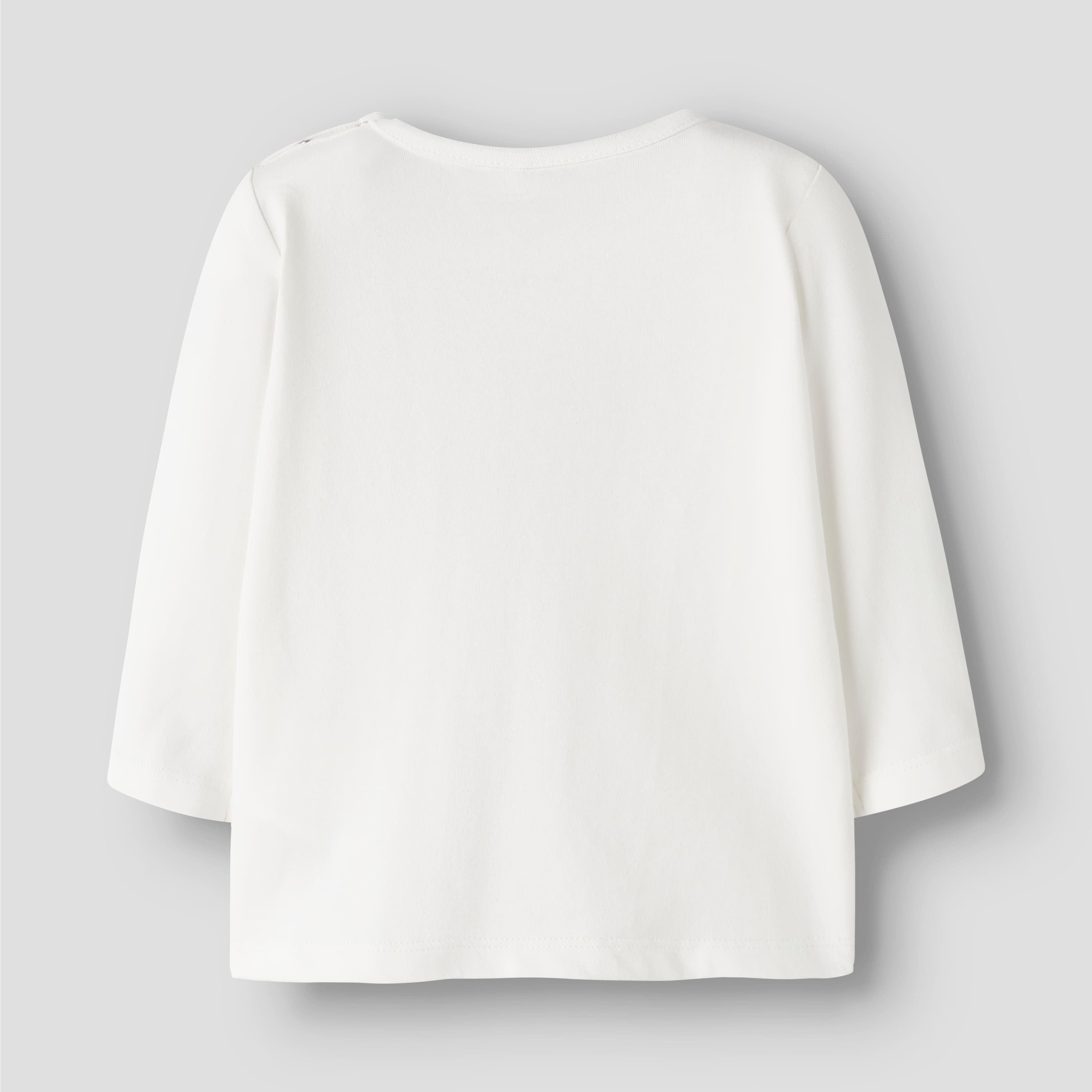 Langarmshirts, name it, Weiß – Besonderheit: aus 95% Baumwolle