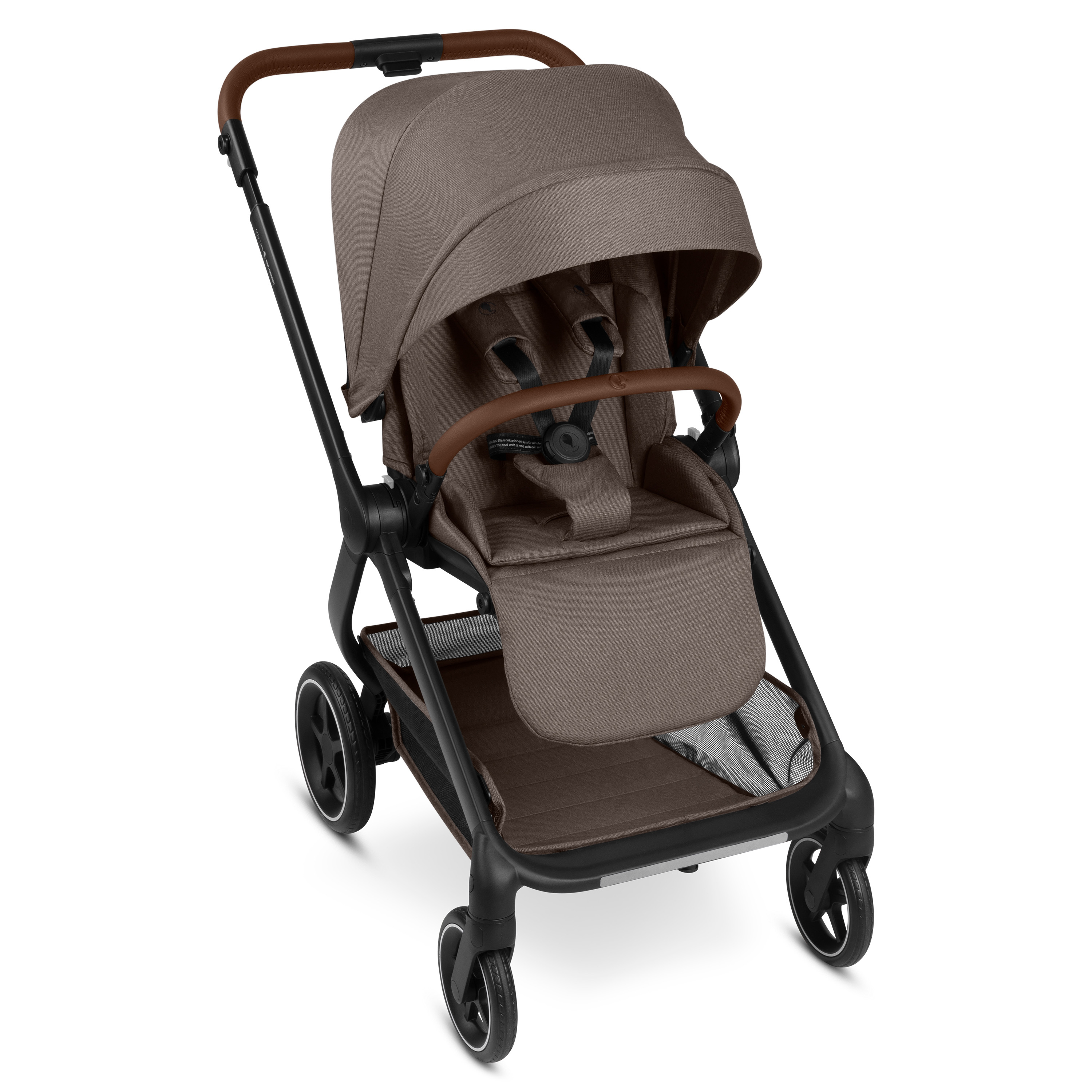 Kombi-Kinderwagen, ABC DESIGN, Beige – Besonderheit: Set bestehend aus Rahmen, Babywanne und Sportsitz sowie Adaptern für den (separat erhältlichen) Maxi-Cosi Tulip Autositz