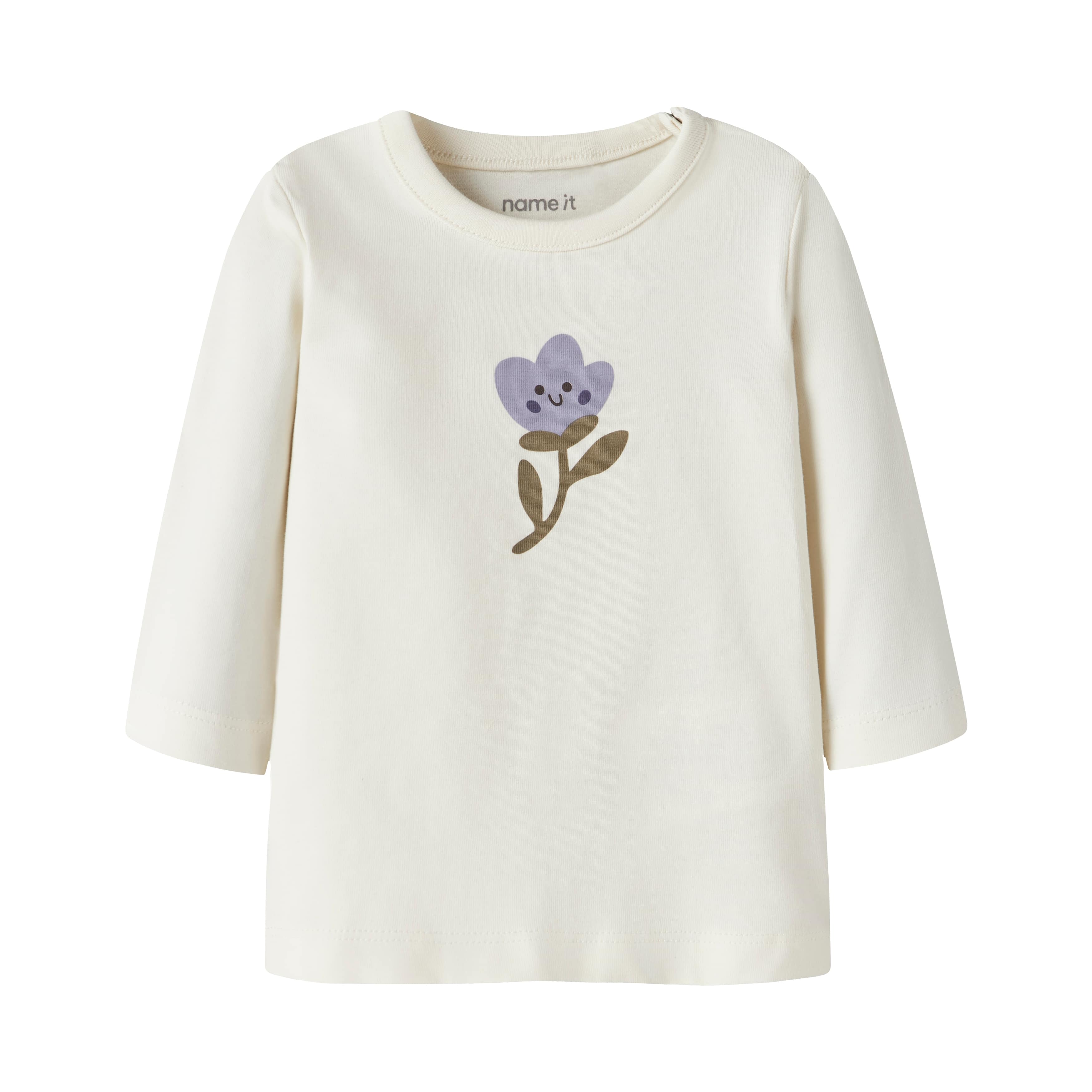 Langarmshirts, name it, Blau – Besonderheit: Druckknopfverschluss