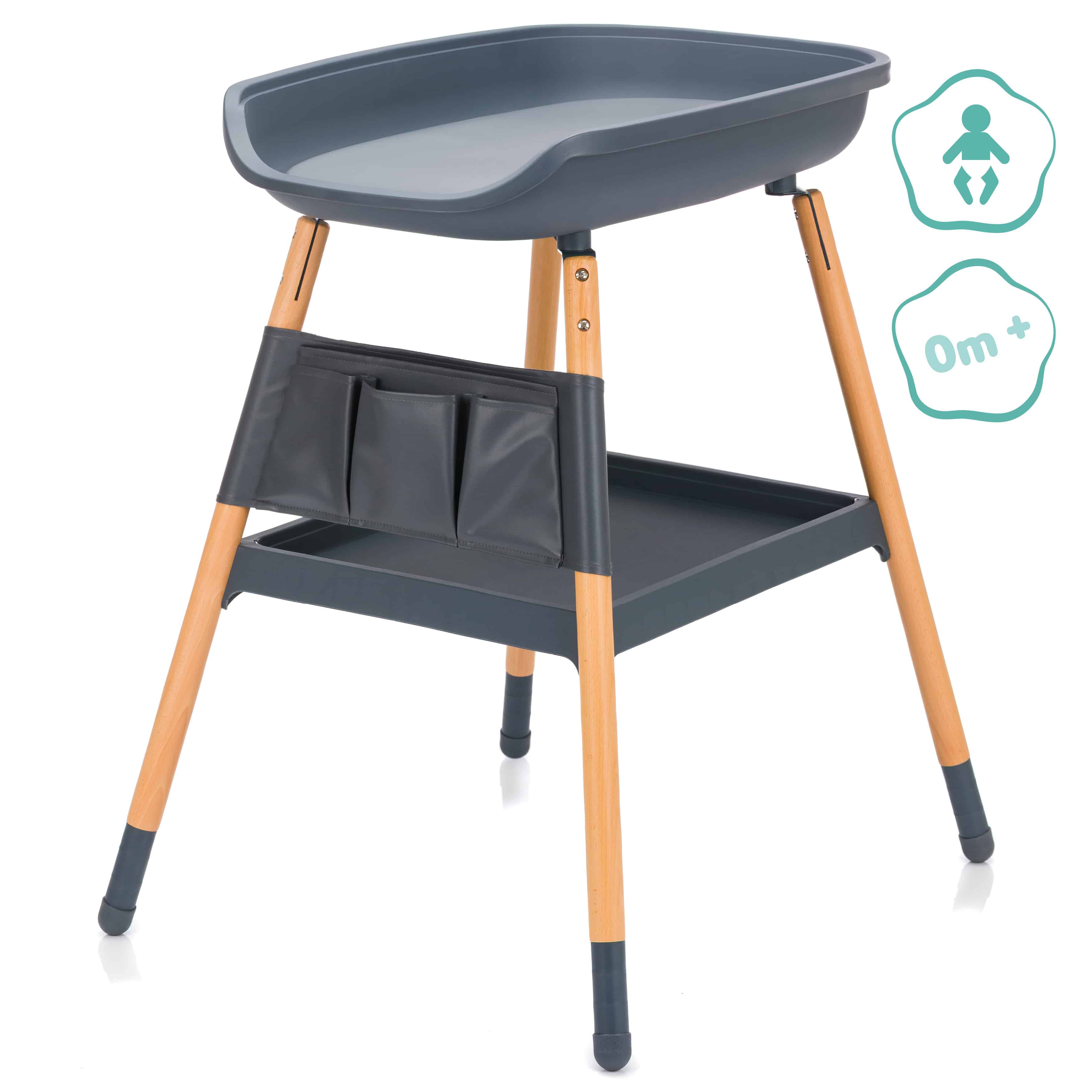 Wickeltische, fillikid, Grau – Produktansicht