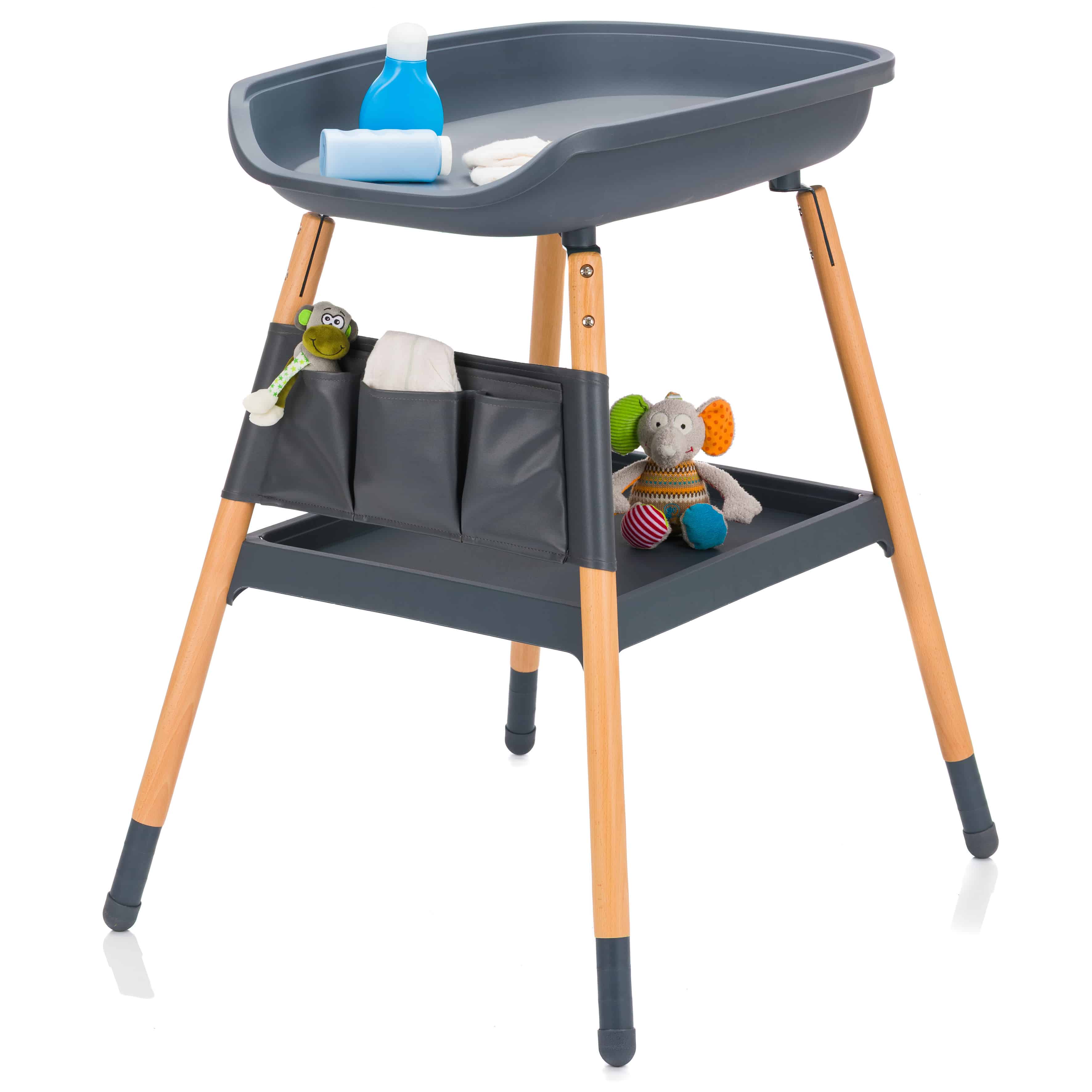 Wickeltische, fillikid, Grau – Produktansicht