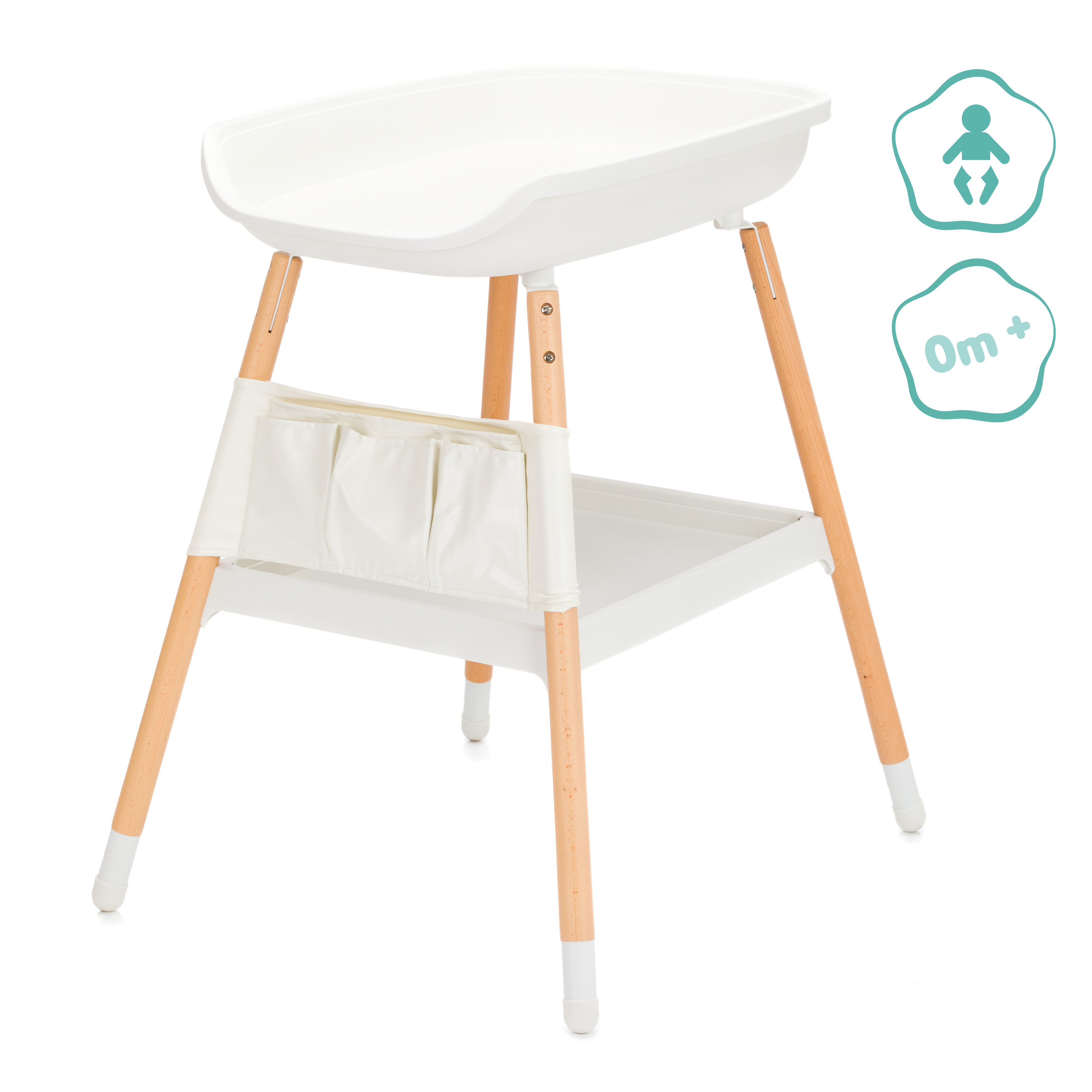 Wickeltische, fillikid, Weiß – Produktansicht