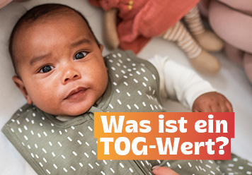 Baby im Schlafsack: Was ist ein TOG-Wert?