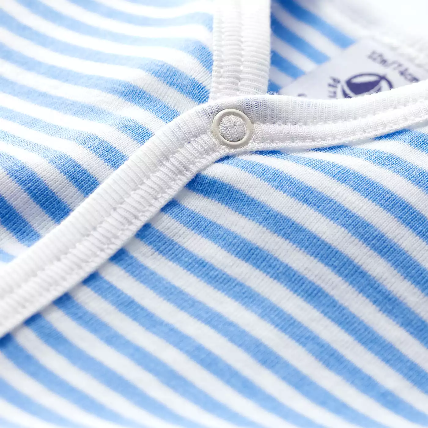 Schlafanzug PETIT BATEAU Weiß Blau M2061580126908 4