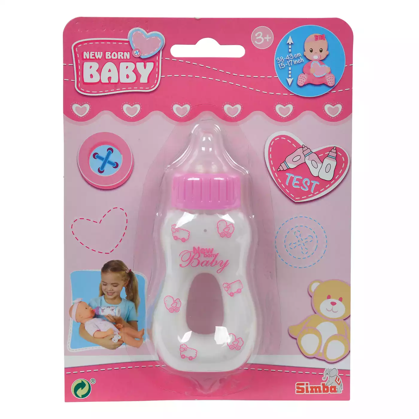 New Born Baby Magisches Milchfläschchen Simba 2000560017904 3