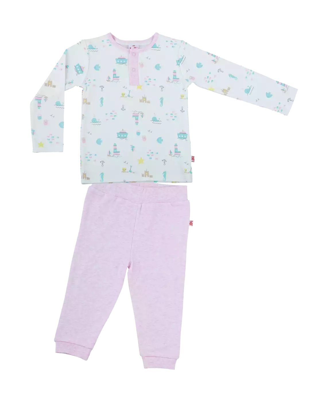 Schlafanzug Sealife B.O. WirbelWind Pink Rosa M2008571903605 3
