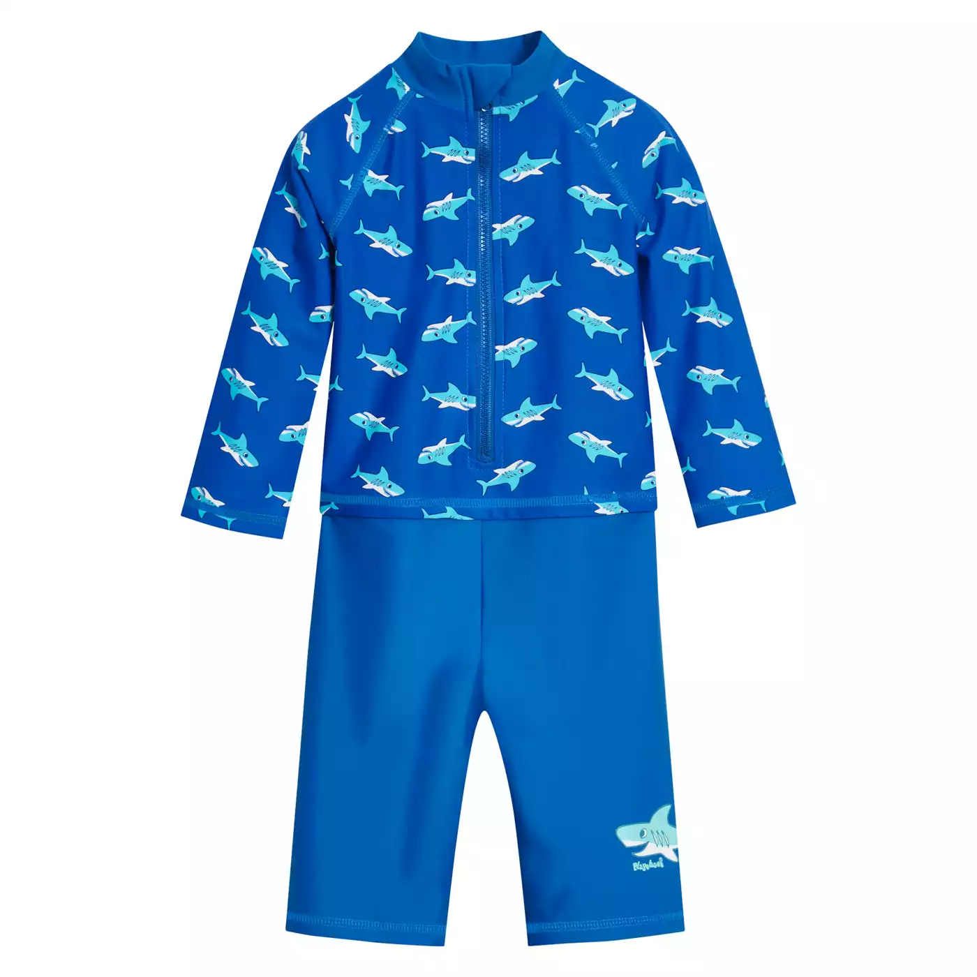UV-Schutz Einteiler Hai Playshoes Blau M2020580288603 1