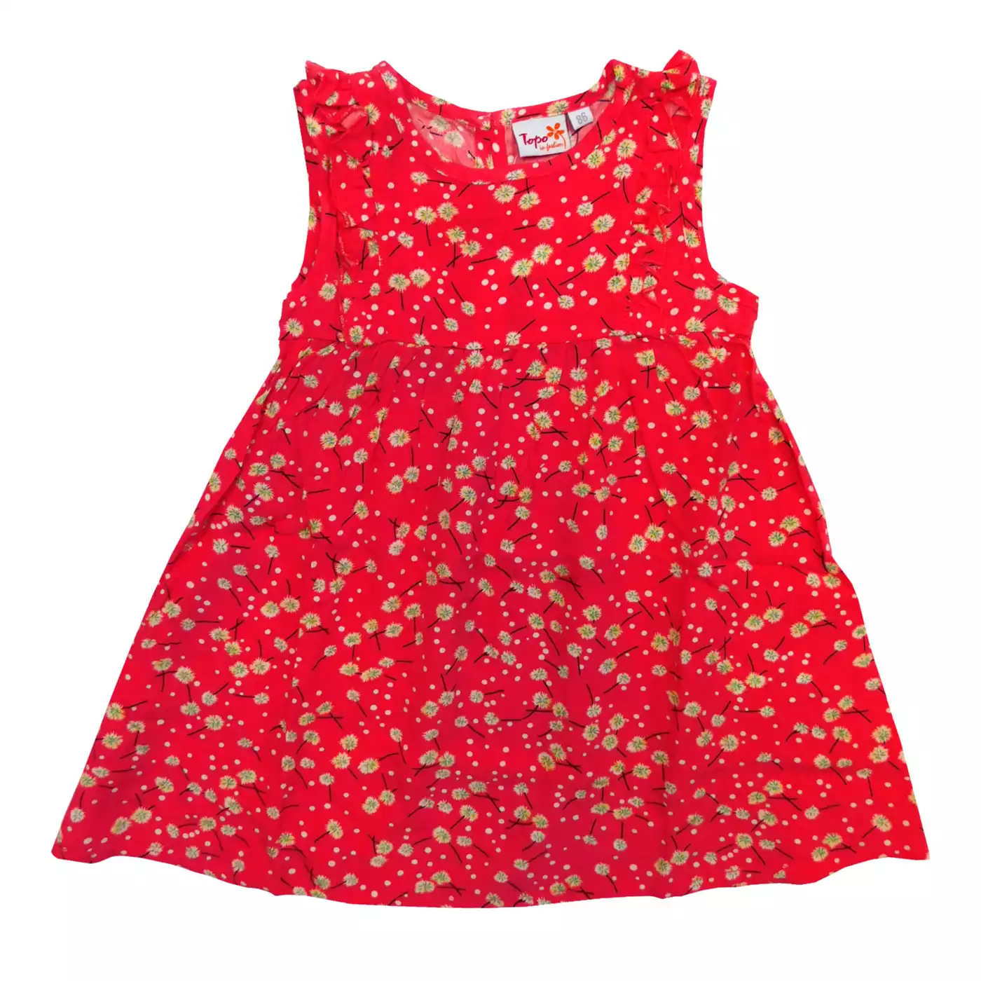 Kleid Blumen Topo Rot M2006580324114 1