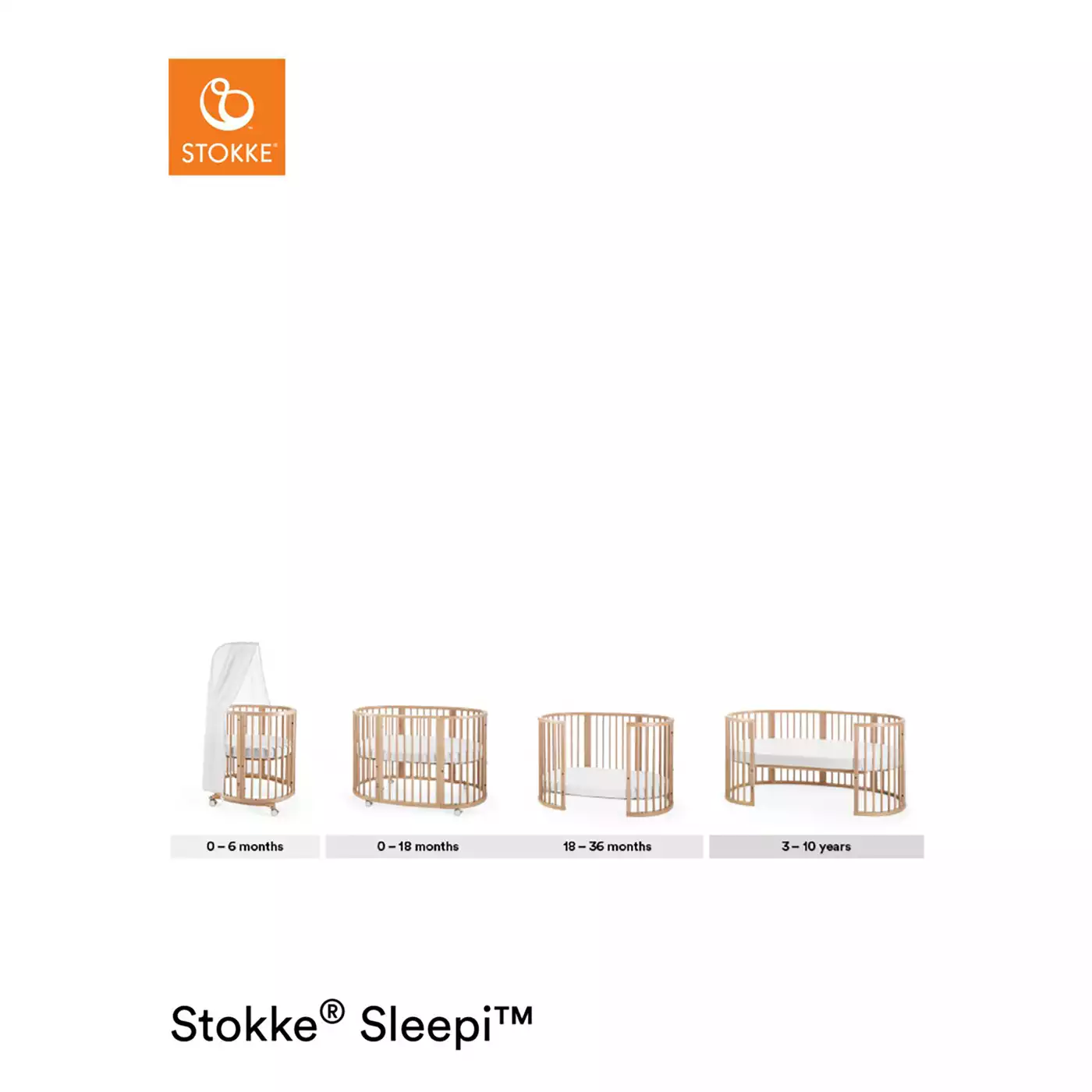 Sleepi™ Mini Natur STOKKE Braun 2000550991702 8