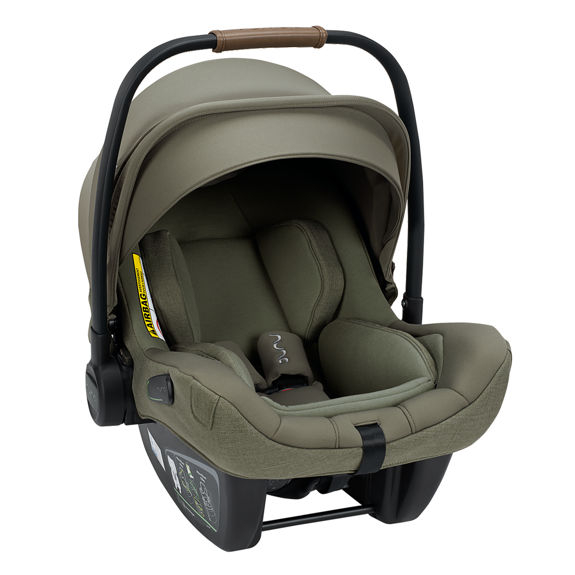 nuna Set PIPA next i-Size Pine mit BASE next | in Grün mit ISOFIX